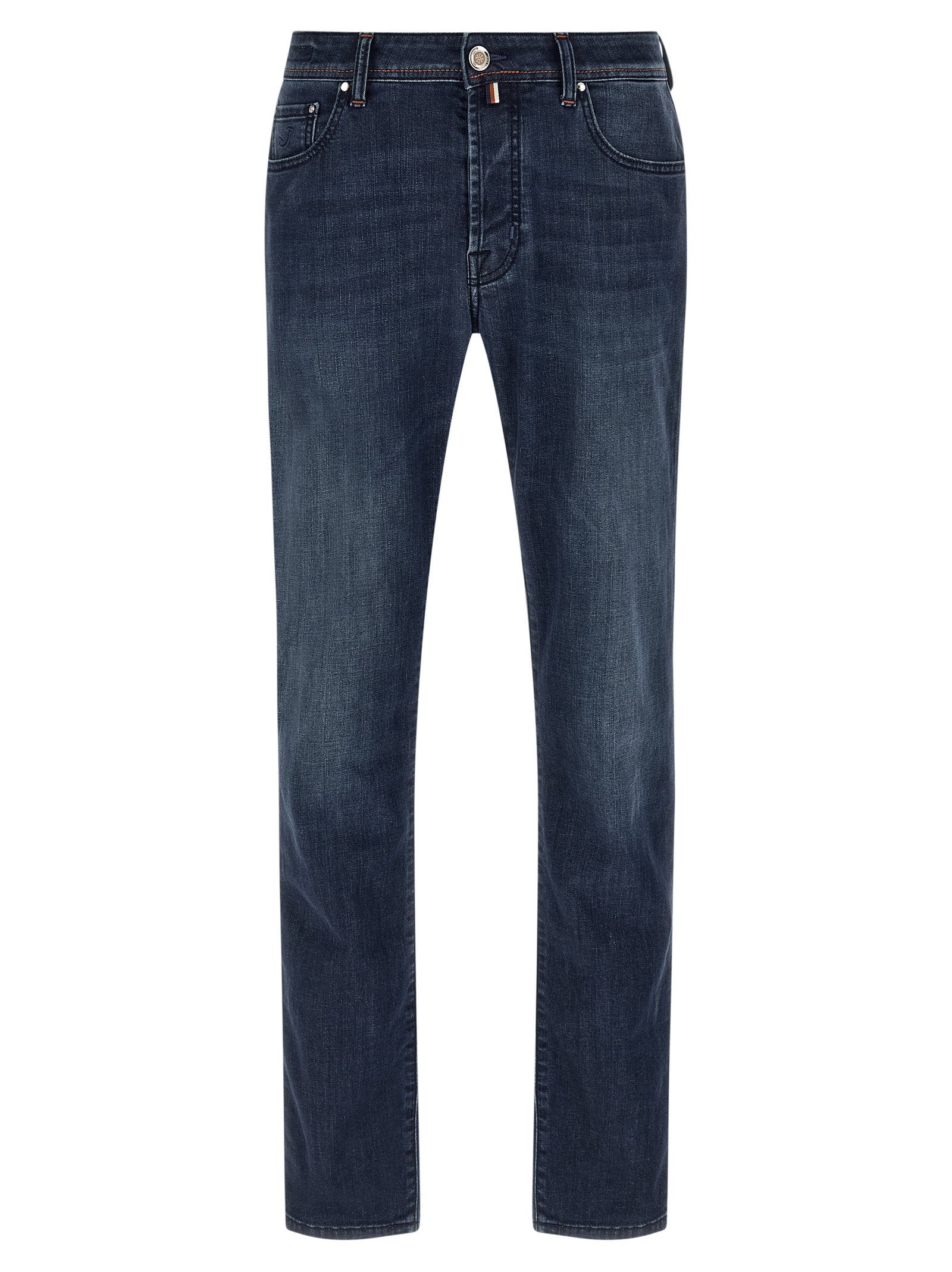 Jacob Cohën Bard slim jeans donkerblauw vooraanzicht
