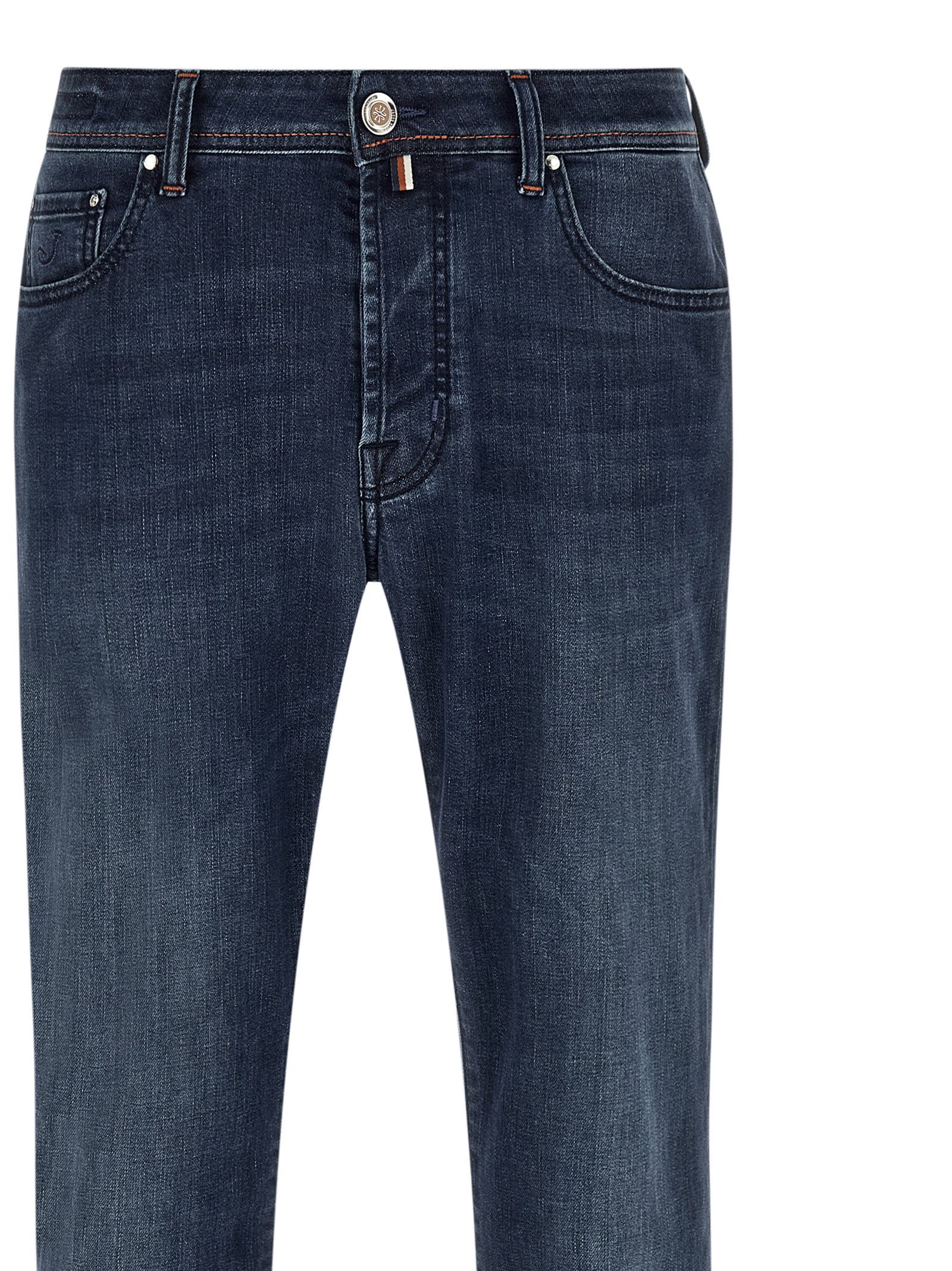 Jacob Cohën Bard jeans detail van contraststiksels