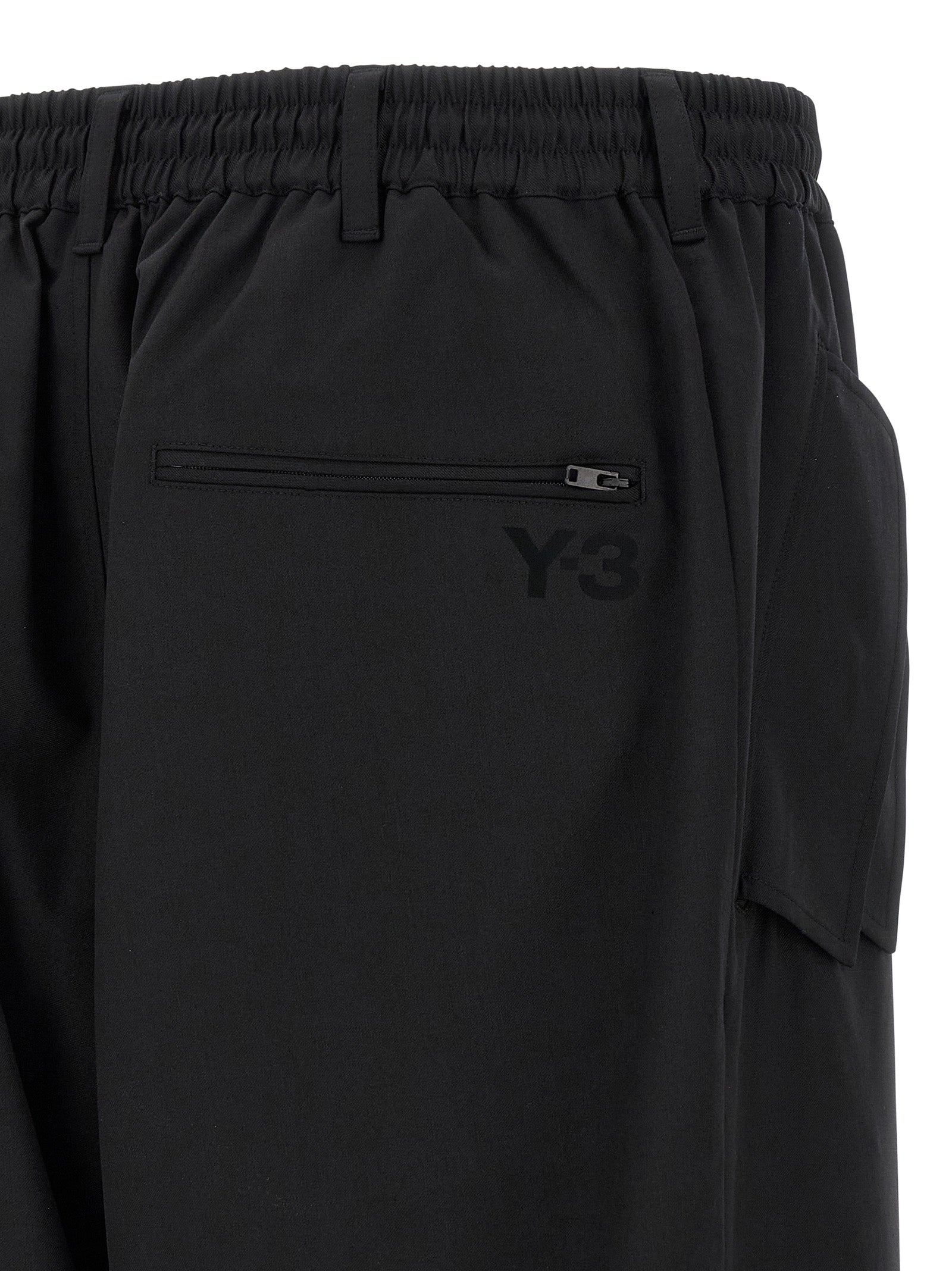 Y-3 Wool Blend Pants-5