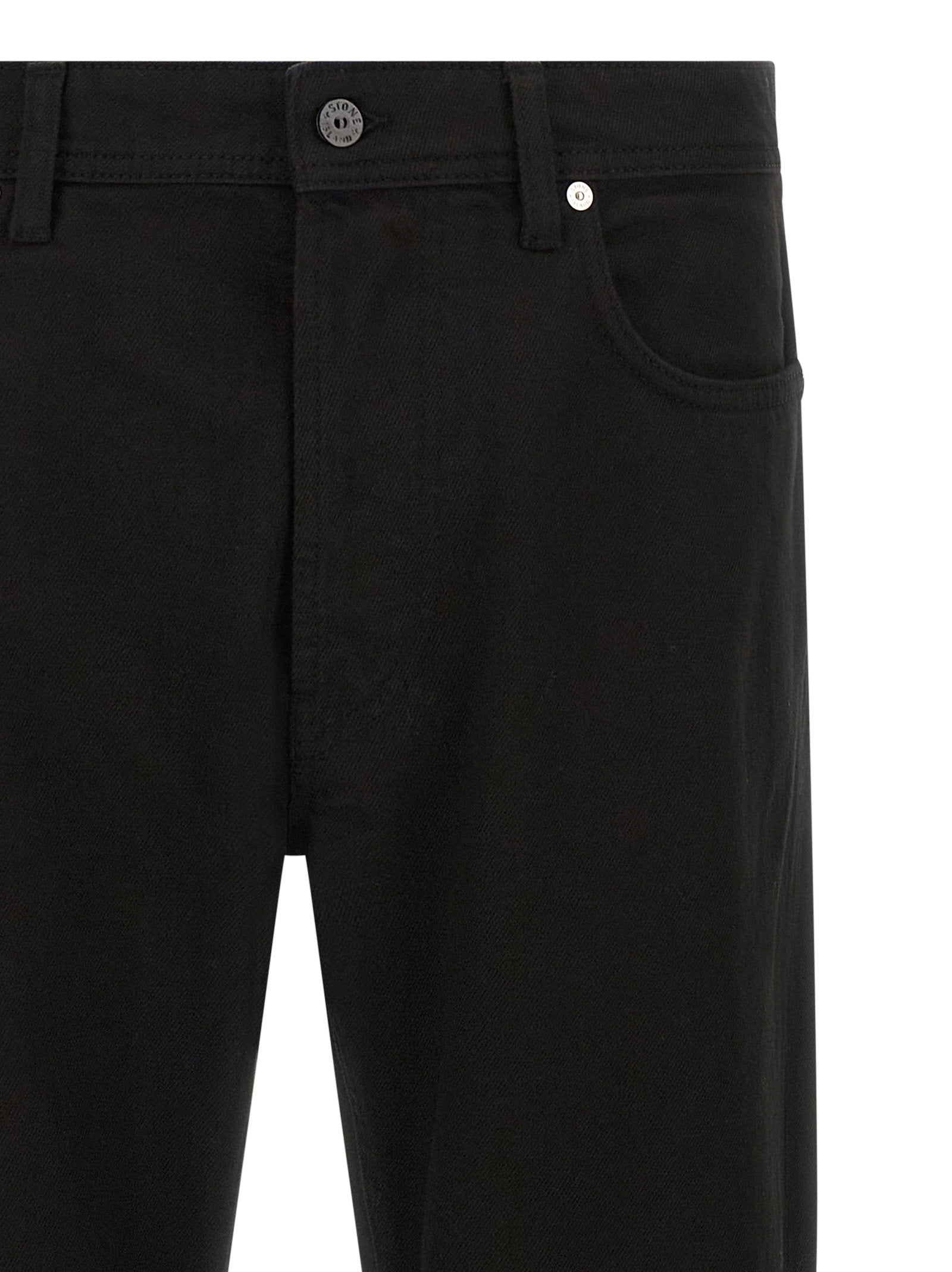 Stone Island J100005 Light Bull Denim-TC Jeans Zwart-thumbmail-3