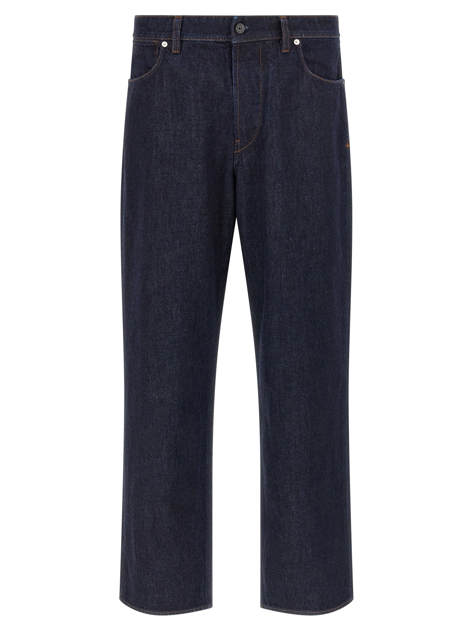 Stone Island J100006 Indigo Denim-Rinsed Loose Fit Jeans Jeans Stone Island