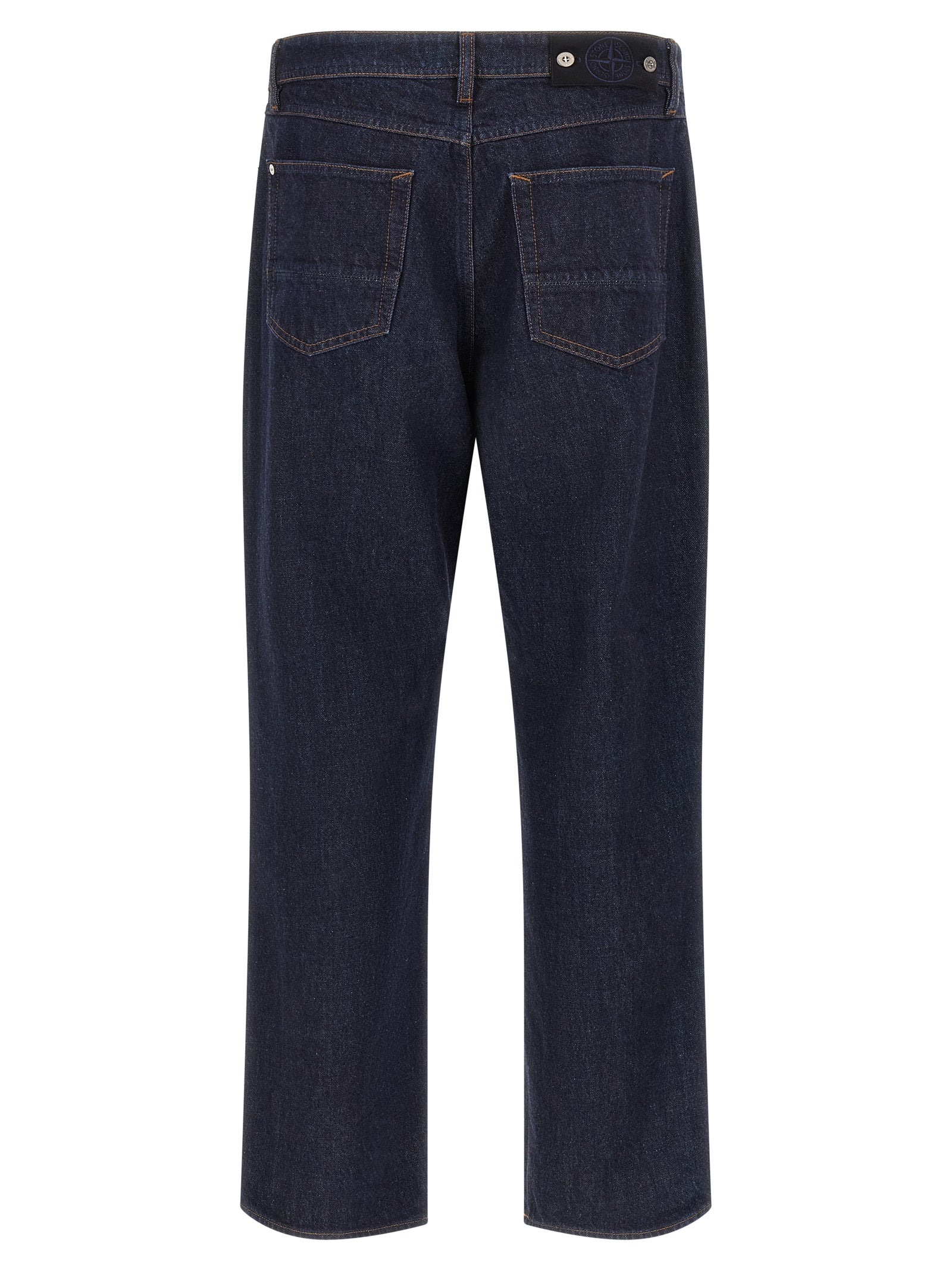 Stone Island Indigo Garment-Dyed Denim Jeans