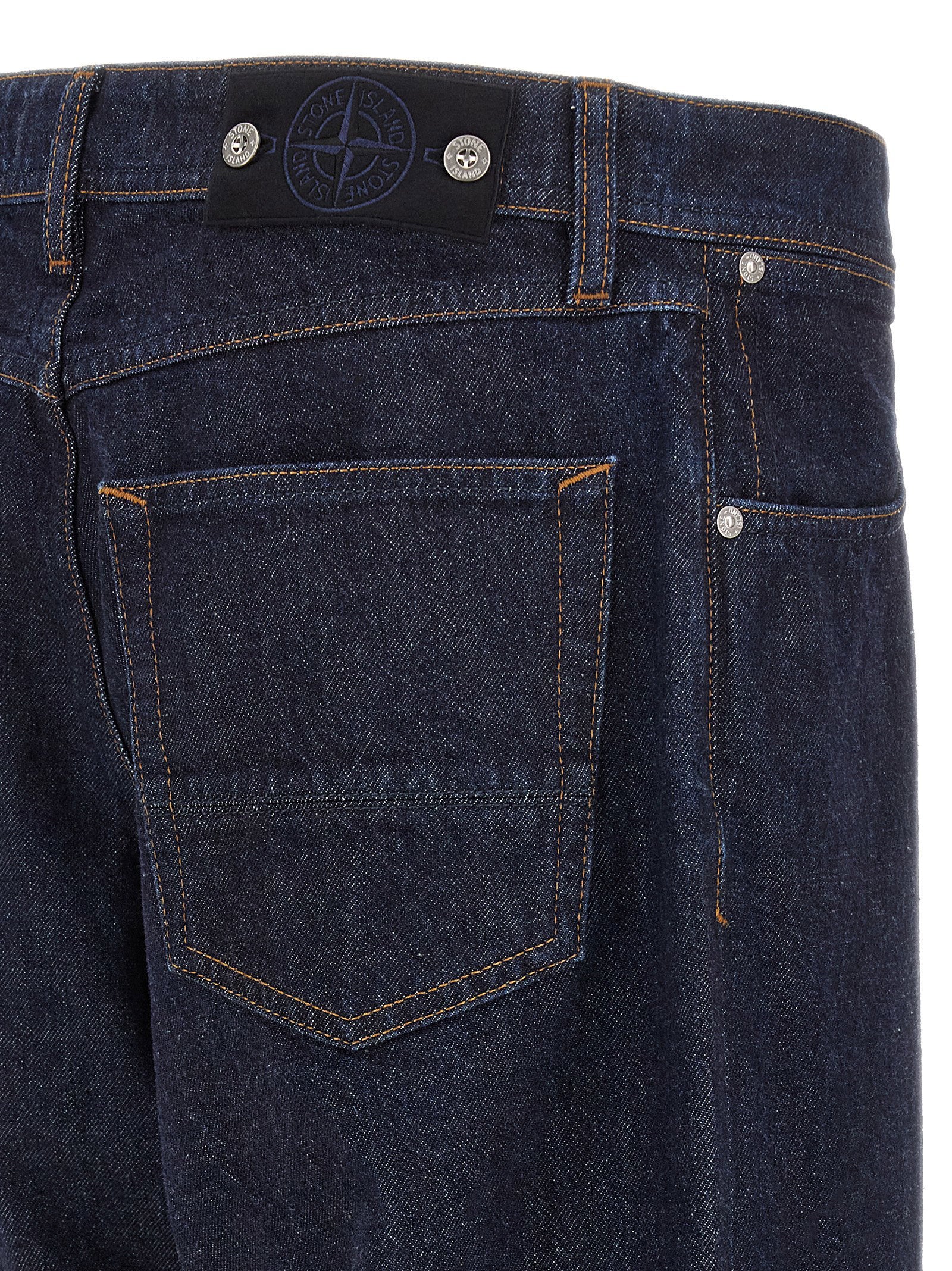 Stone Island Indigo Garment-Dyed Denim Jeans Jeans Stone Island