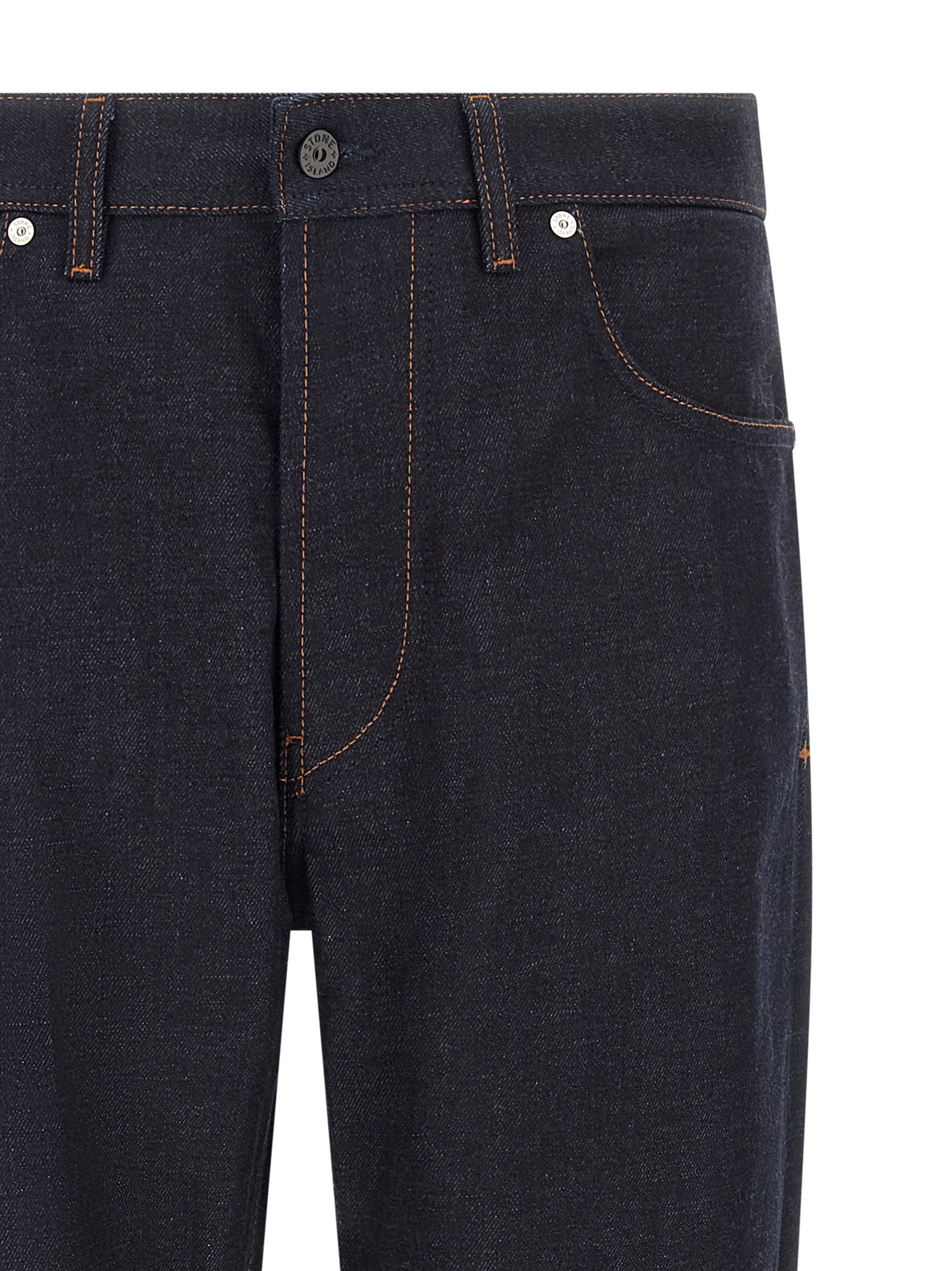 Stone Island J100008 Selvedge Denim-Raw Jeans in Indigo-thumbmail-3