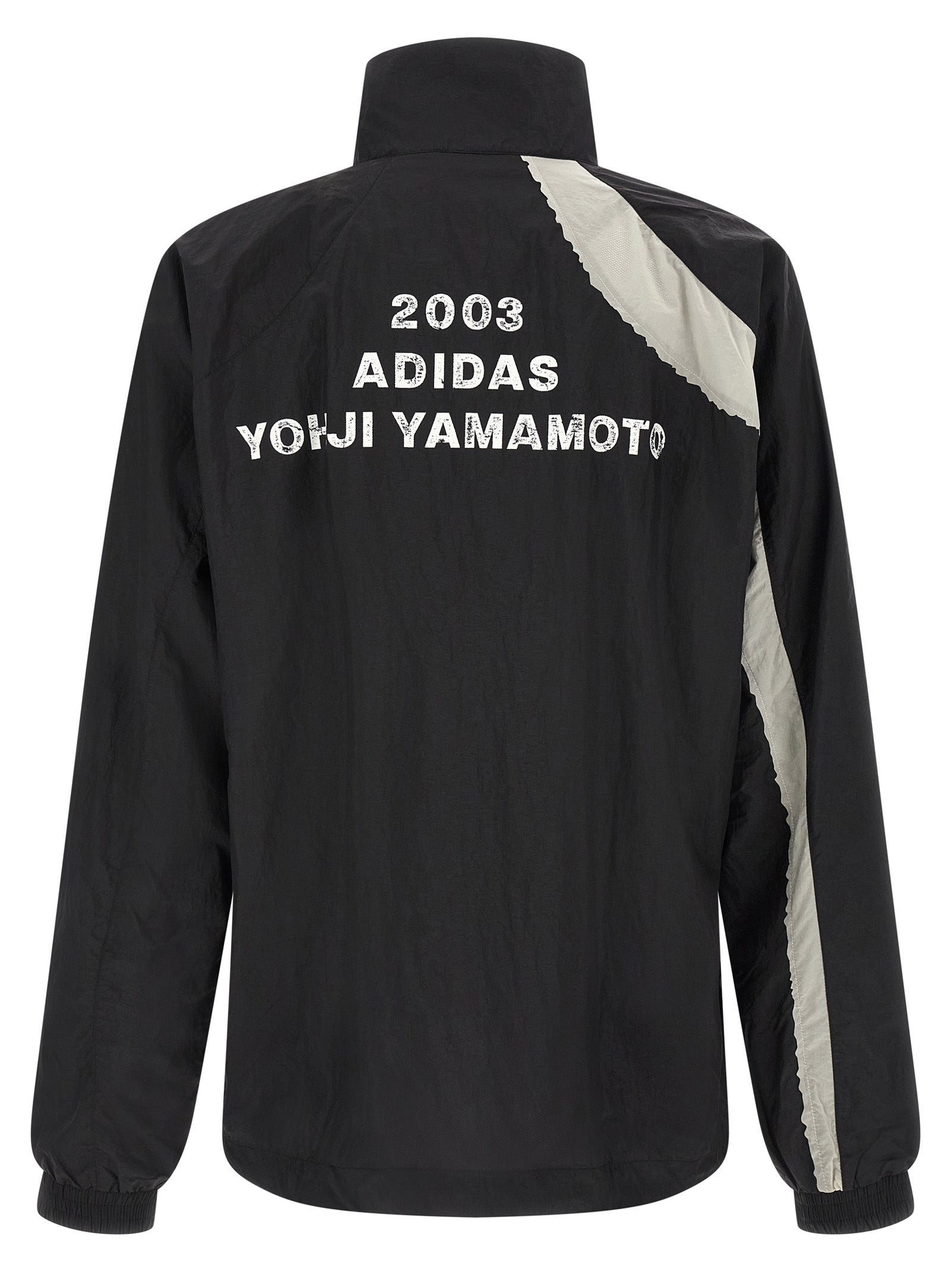 Adidas Y-3 Raw Edge 3-Stripes Nylon Shell Jacket Black