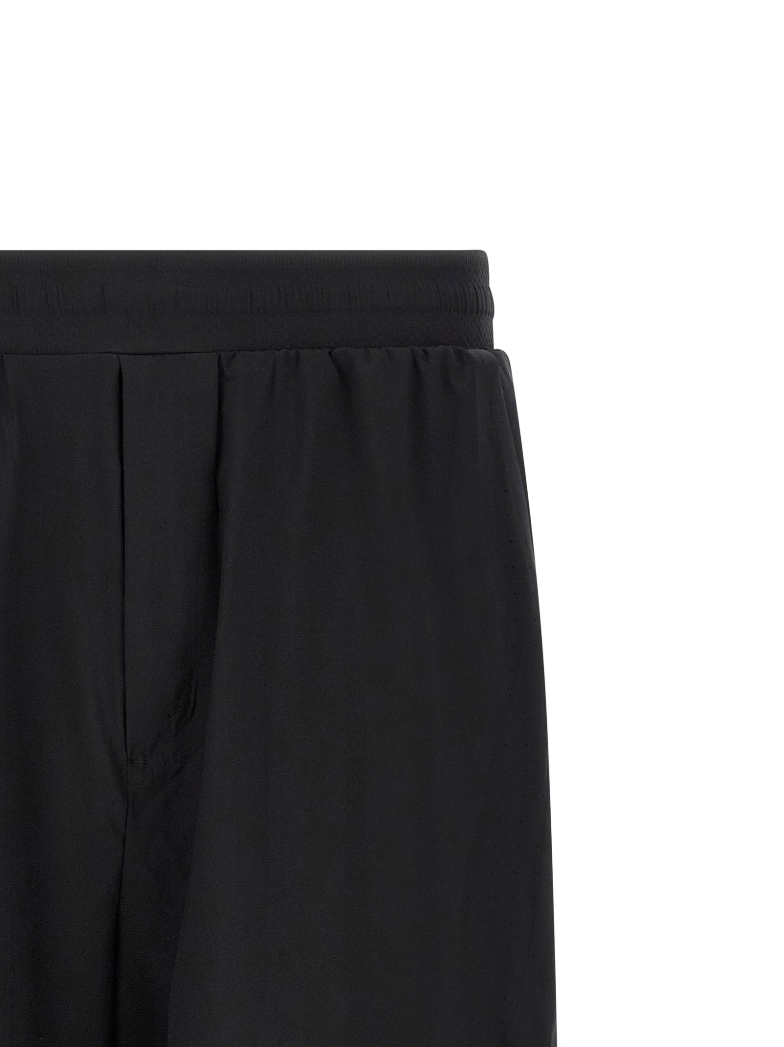 Y-3 Vinyl Logo Bermuda Shorts Zwart Short Trousers Y-3
