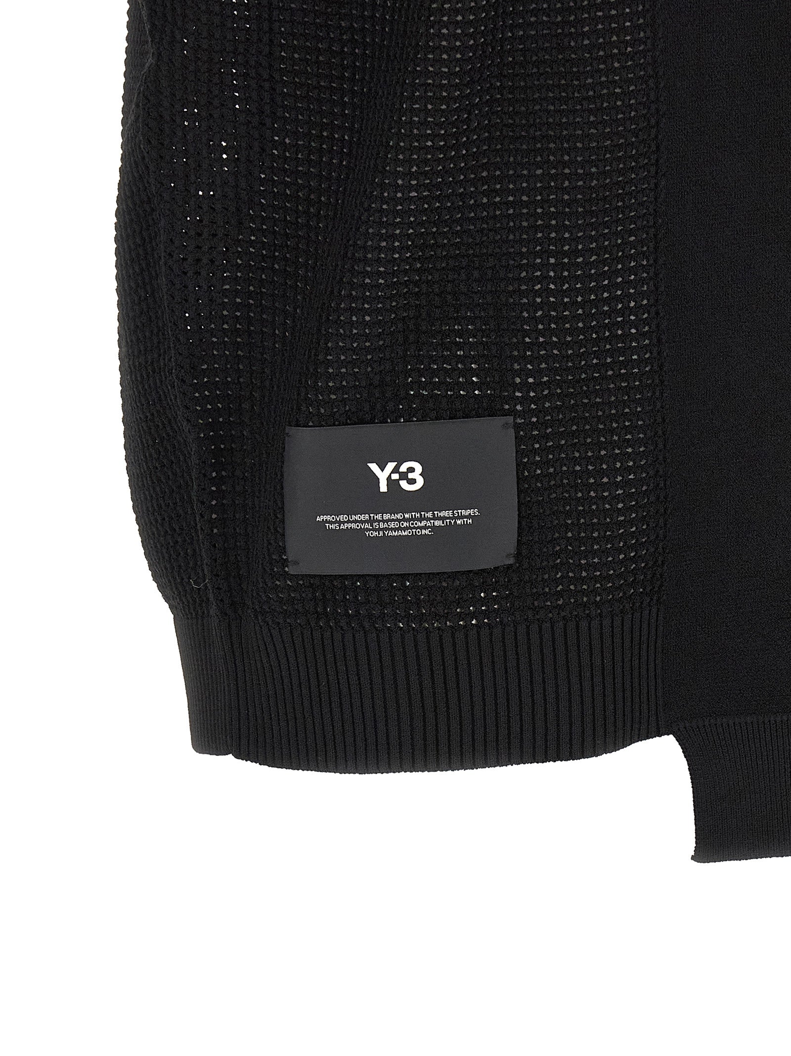 Y-3 GFX Knitted Vest Black-thumbmail-4