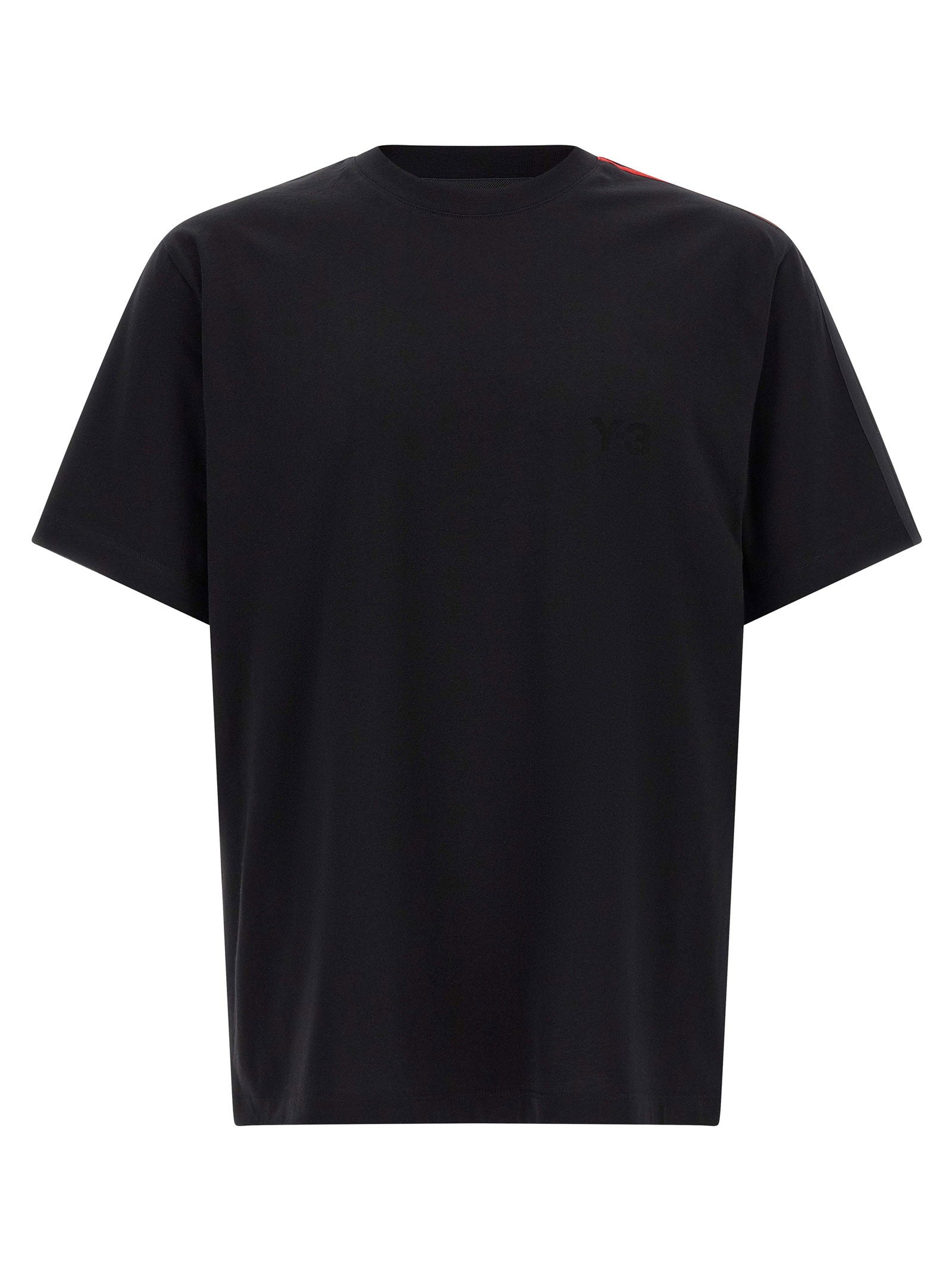 Y-3 Gradient Stripes T-shirt zwart, vooraanzicht