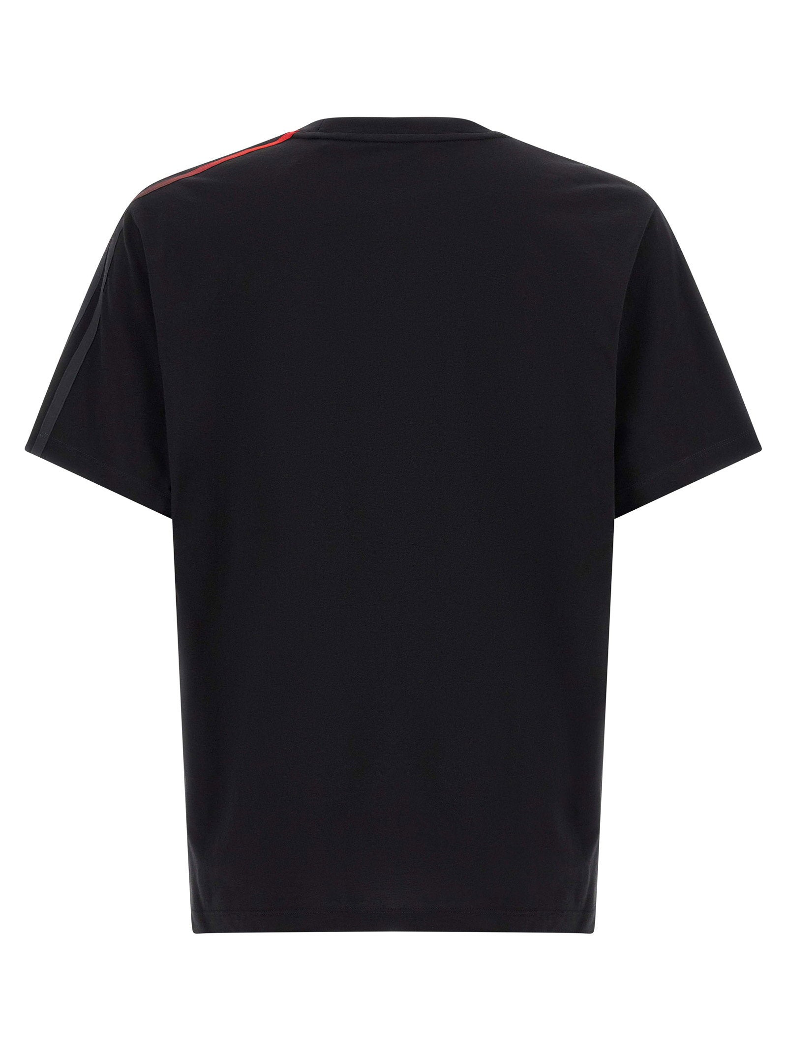 Y-3 Gradient Stripes T-shirt zwart, zijaanzicht