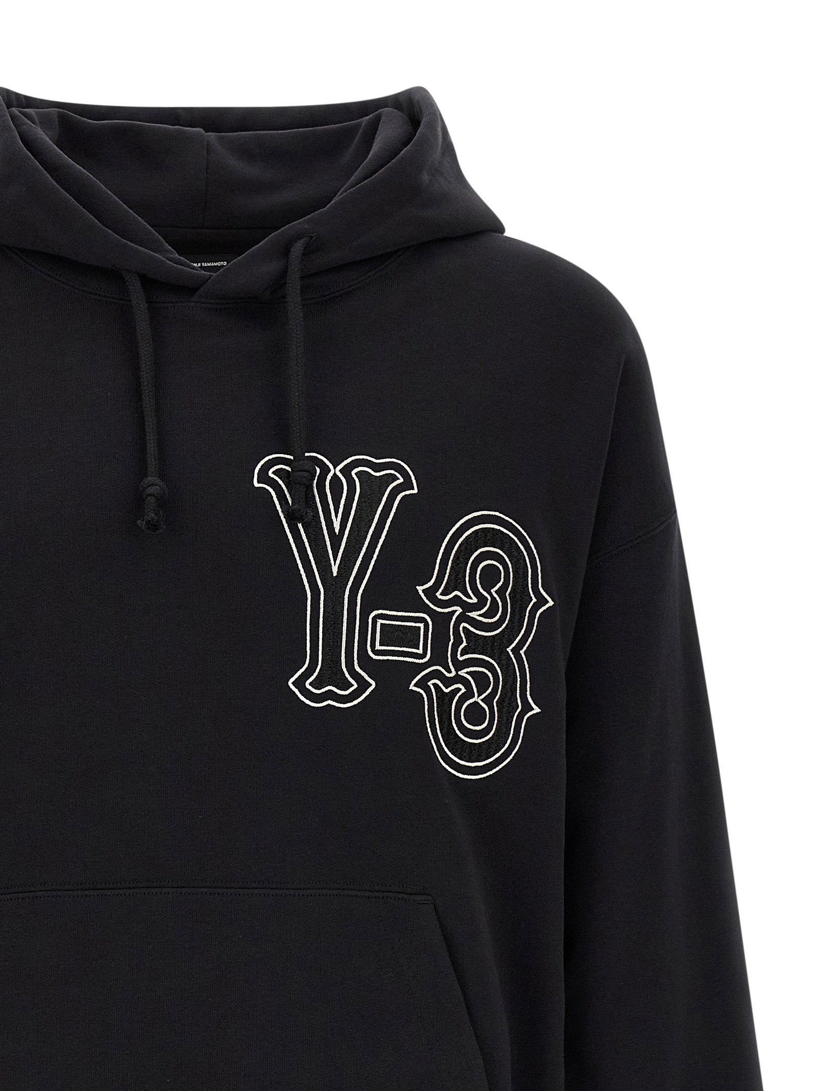 Y-3 Elite 5 GFX Hoodie Black-thumbmail-3