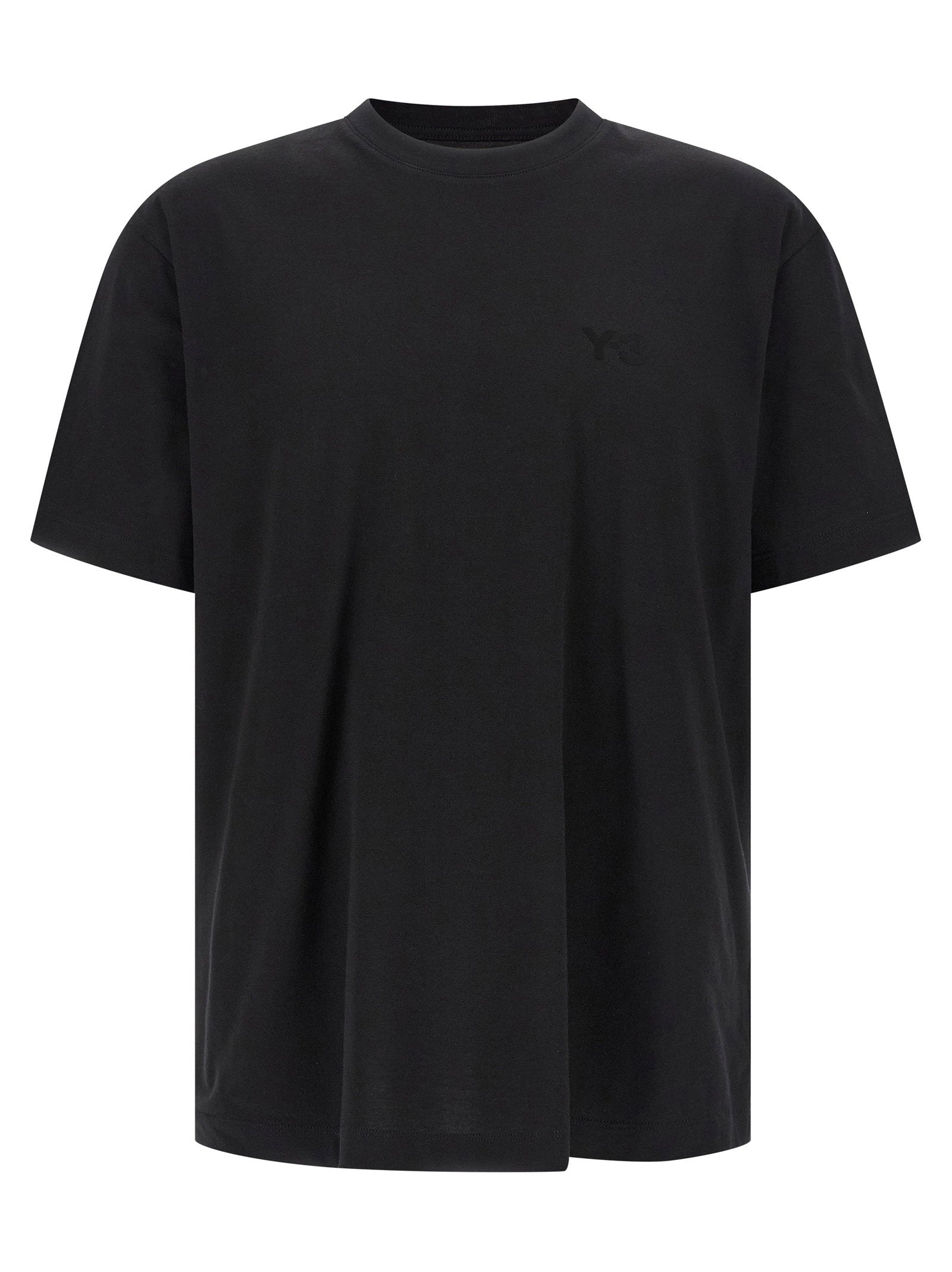 Y-3 Regular Short Sleeve Katoenen T-shirt Zwart