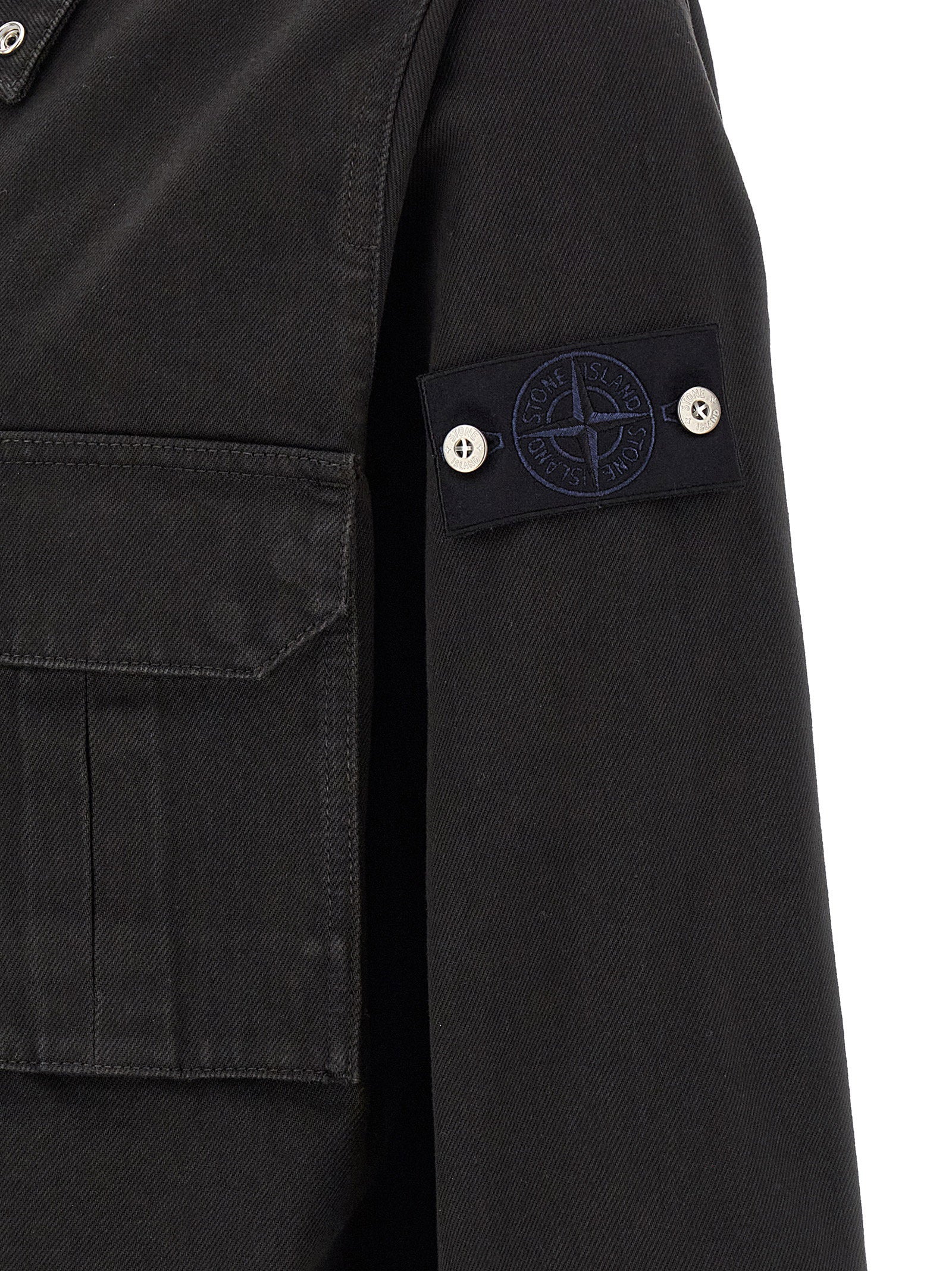 Stone Island Denim Overshirt Shirts Stone Island