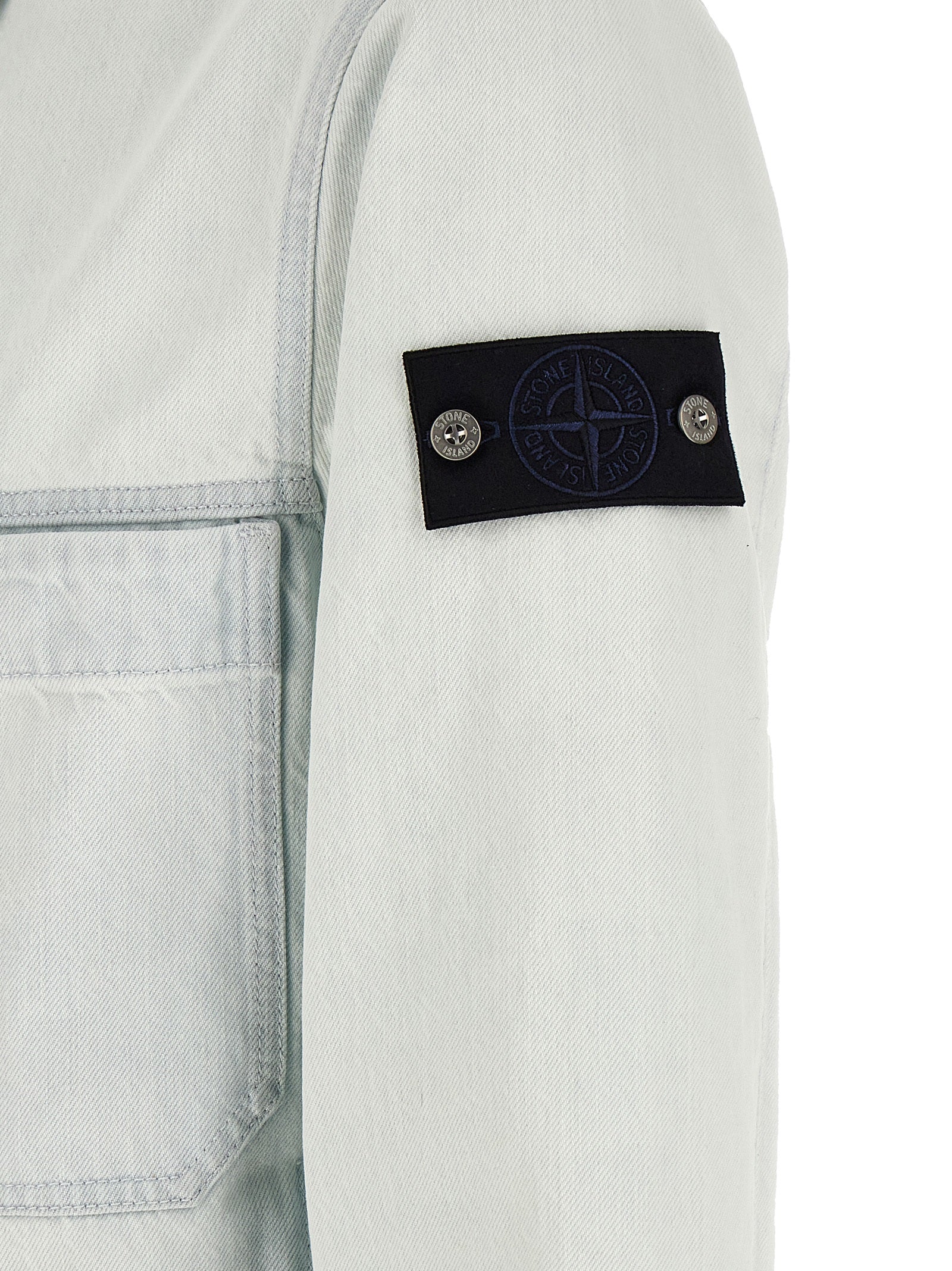 Stone Island Denim Research Ultra Bleached Denim Jacket Extra Bleach-thumbmail-5
