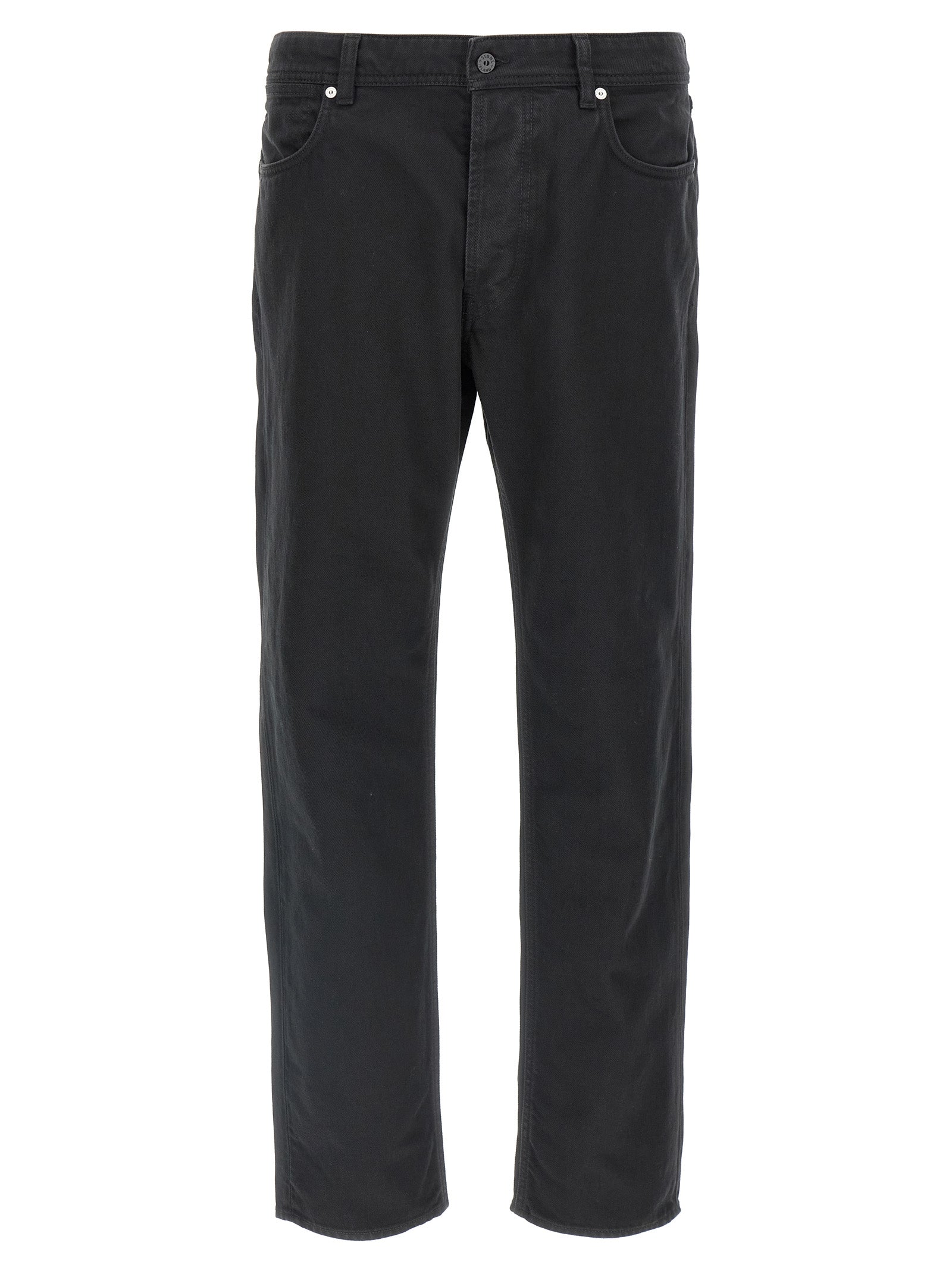 Stone Island Light Bull Denim Straight Jeans Zwart