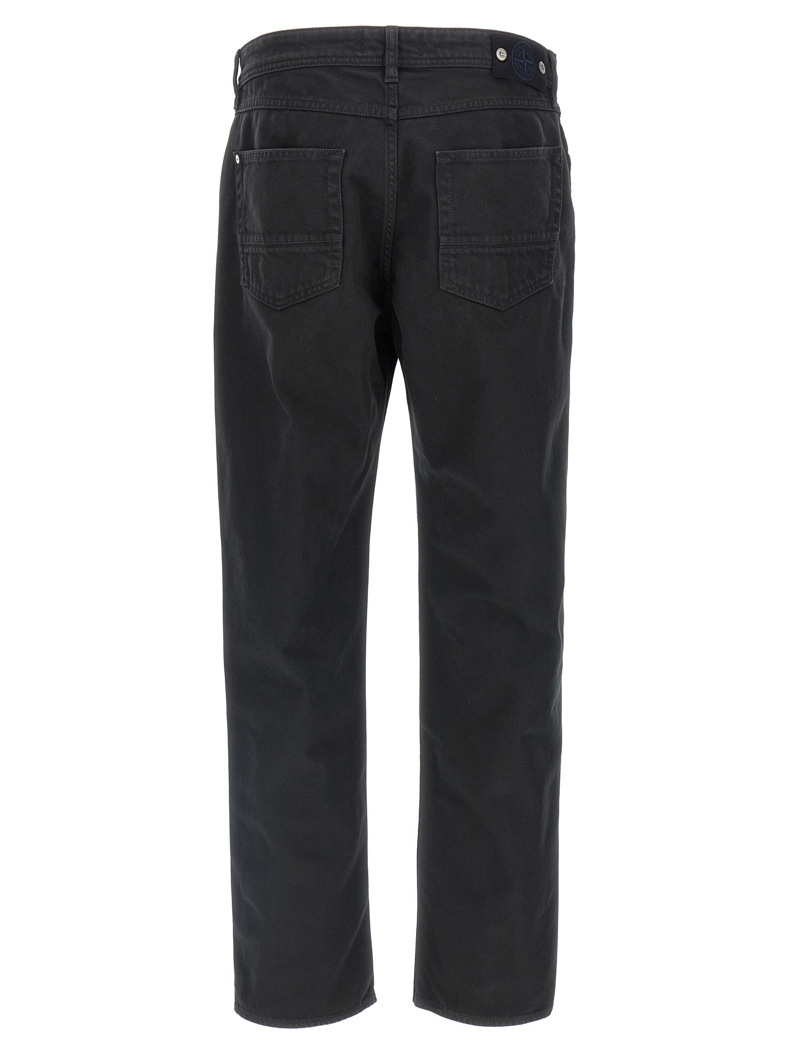 Stone Island Light Bull Denim Straight Jeans Zwart-thumbmail-2
