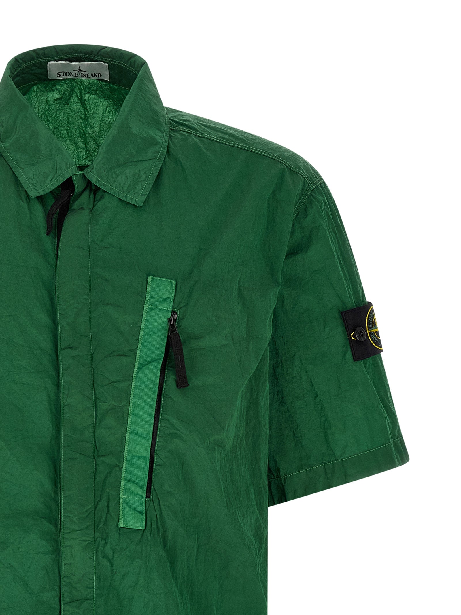 Stone Island 1200028 Nylon Metal Econyl Short Sleeve Shirt-3
