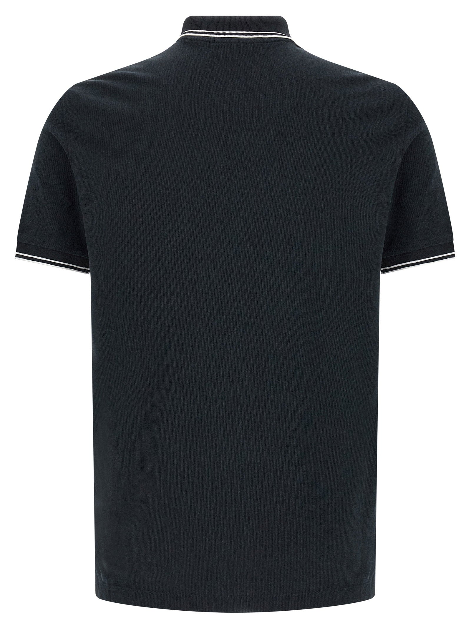 Stone Island 2200010 Organic Cotton Stretch Polo Marineblauw Shirts Stone Island