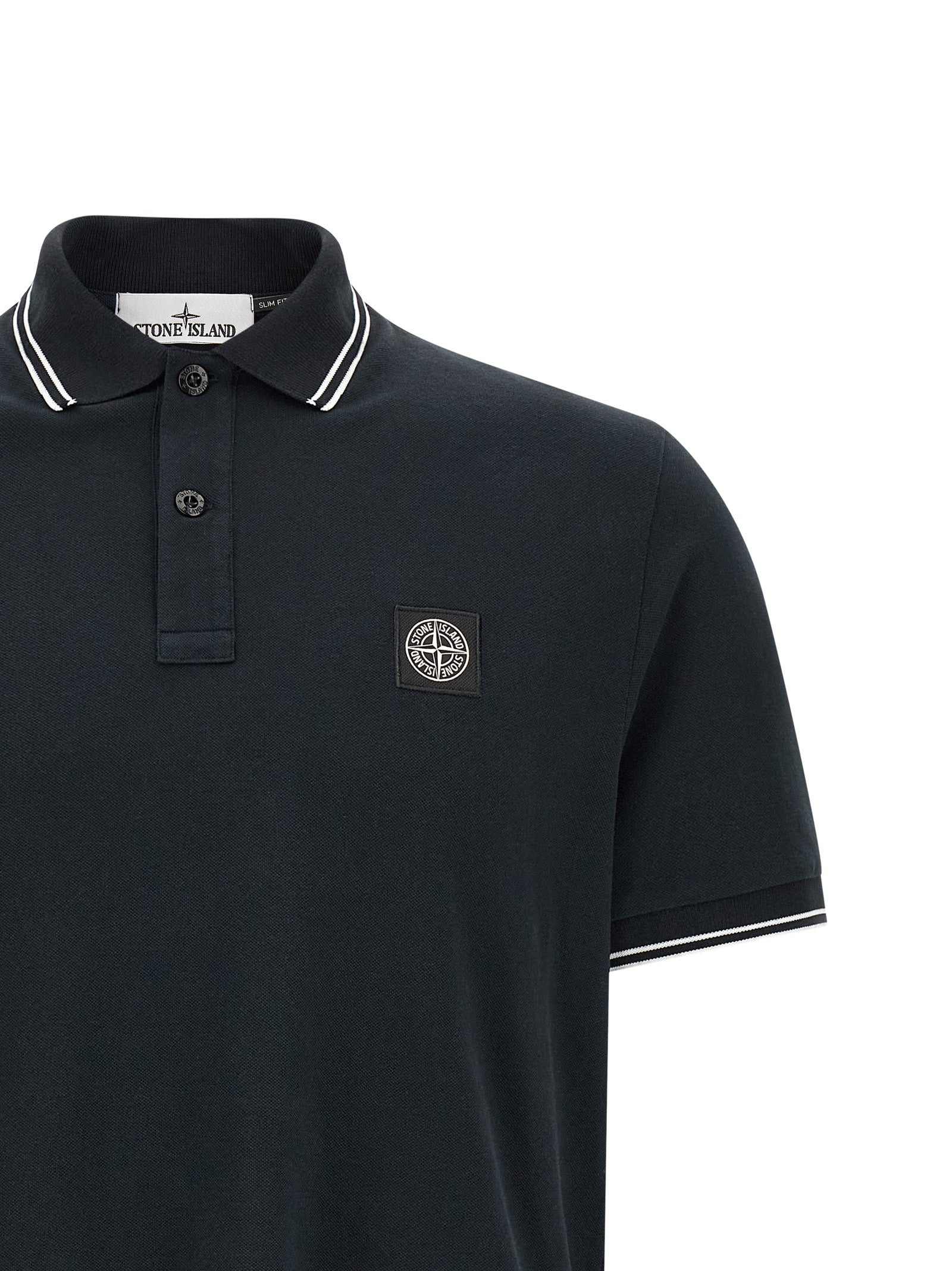 Stone Island 2200010 Polo Shirt Black-3