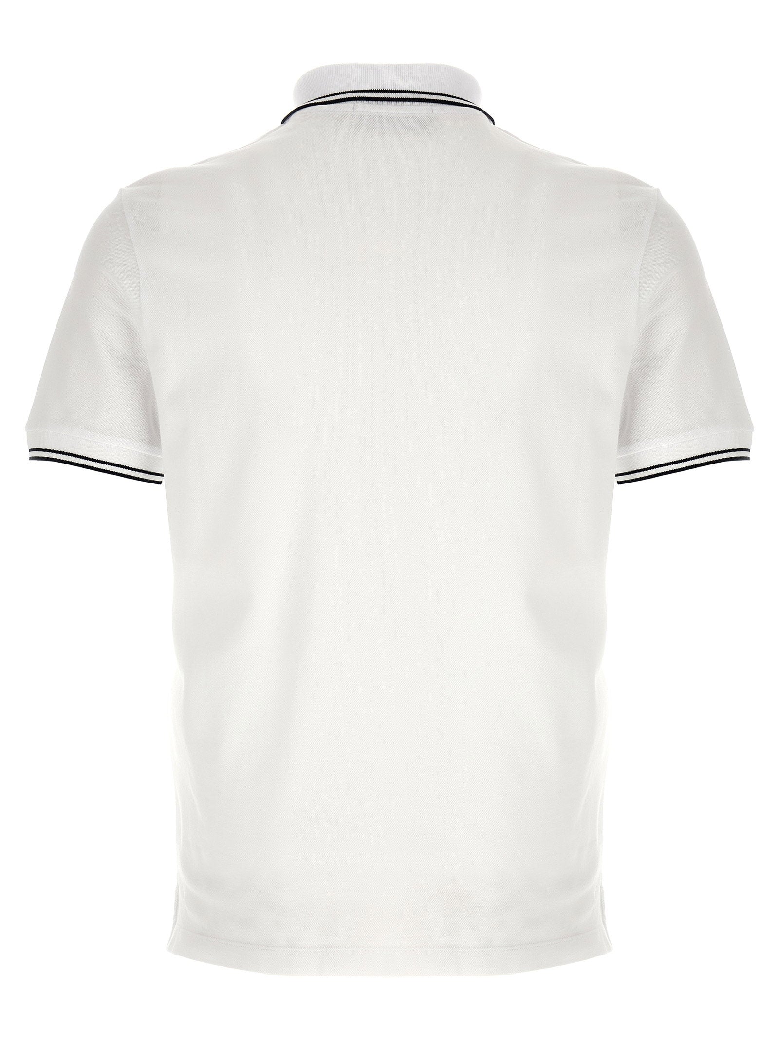 Stone Island 2200010 Poloshirt Wit - detail logopatch