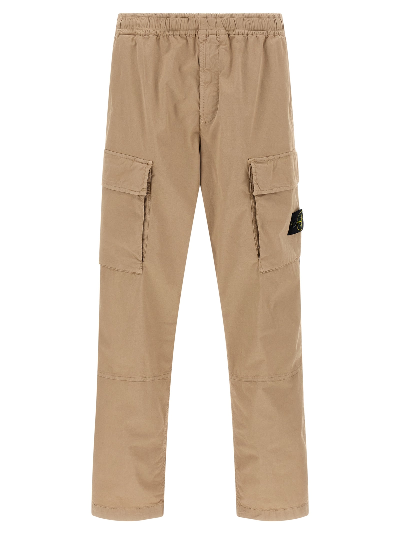 Stone Island 3100021 Stretch Organic Cotton Twill Cargo Pants Beige