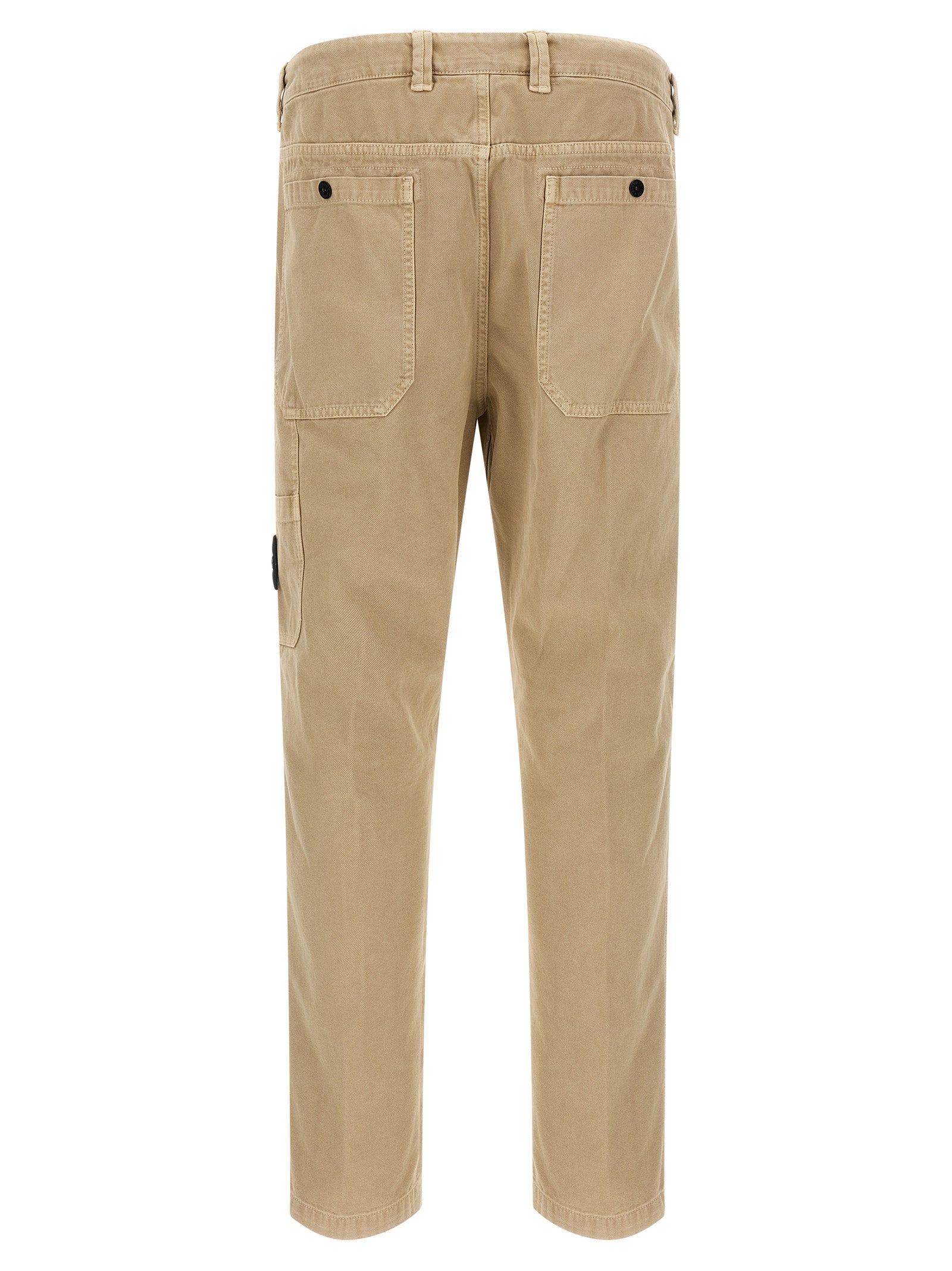 Stone Island 3100037 Organic Panama Cotton Old Effect Pants Desert-thumbmail-2