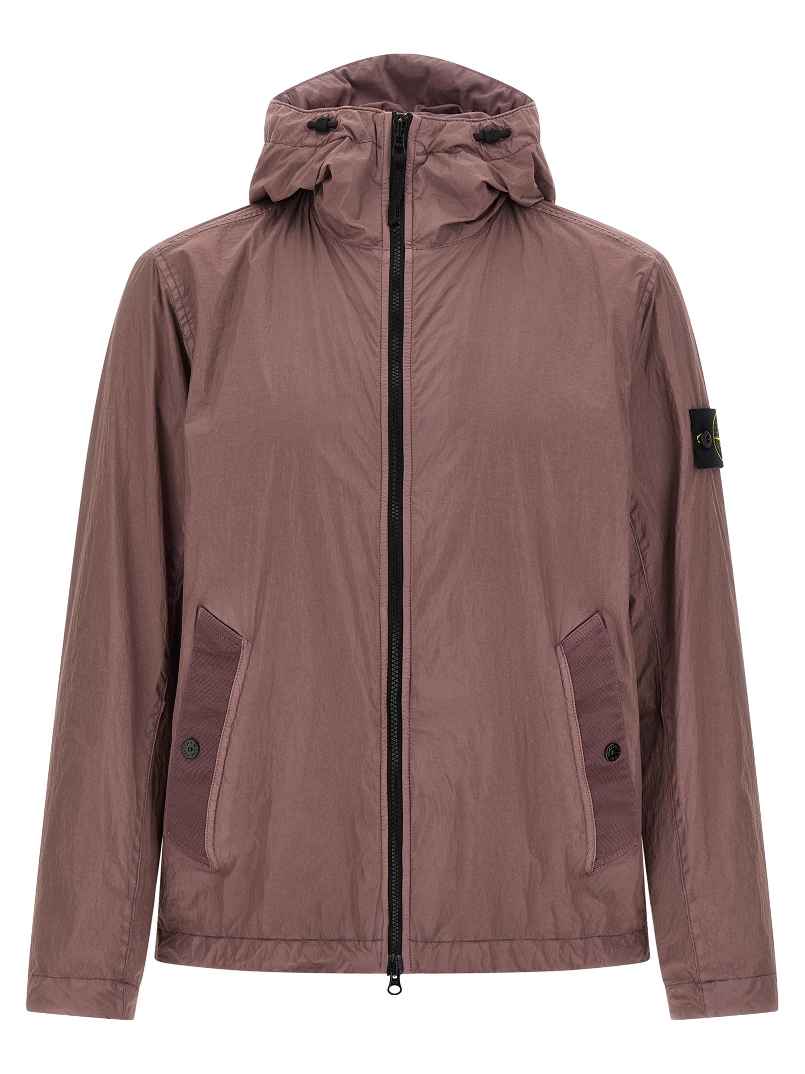 Stone Island 4100001 Lightweight Nylon Reps Jacket Dusty Pink