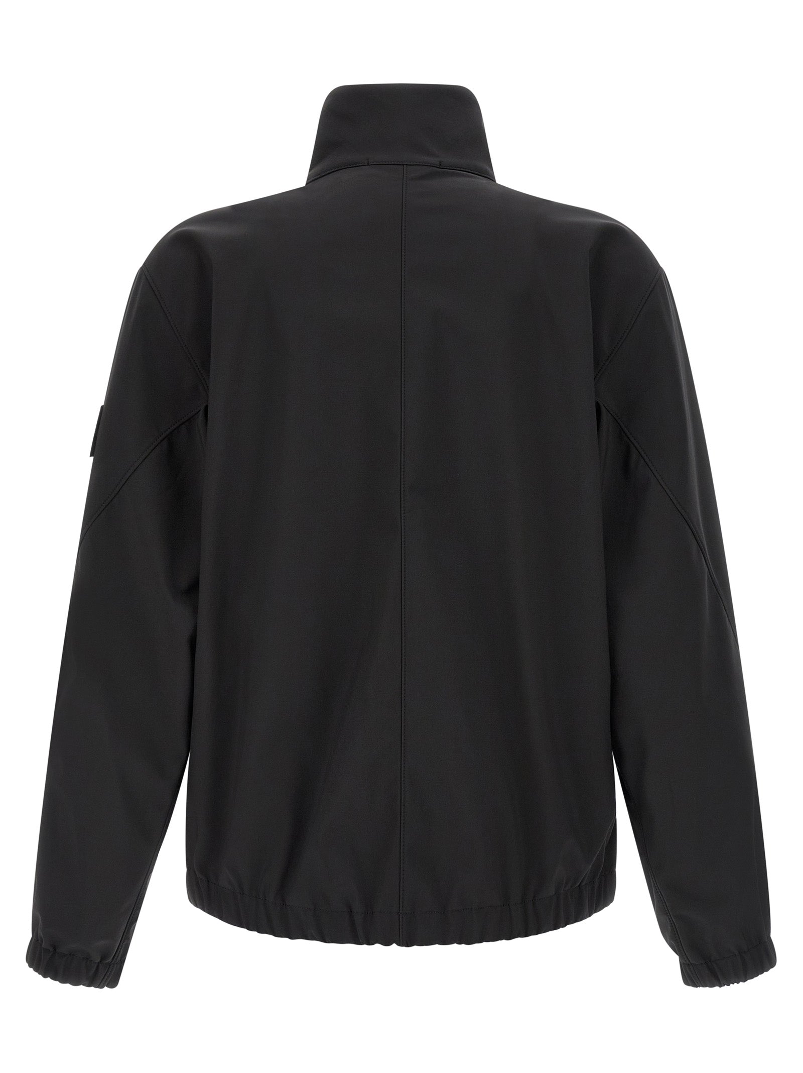 Stone Island 4100022 Light Soft Shell-R e.Dye Jacket Zwart-thumbmail-2