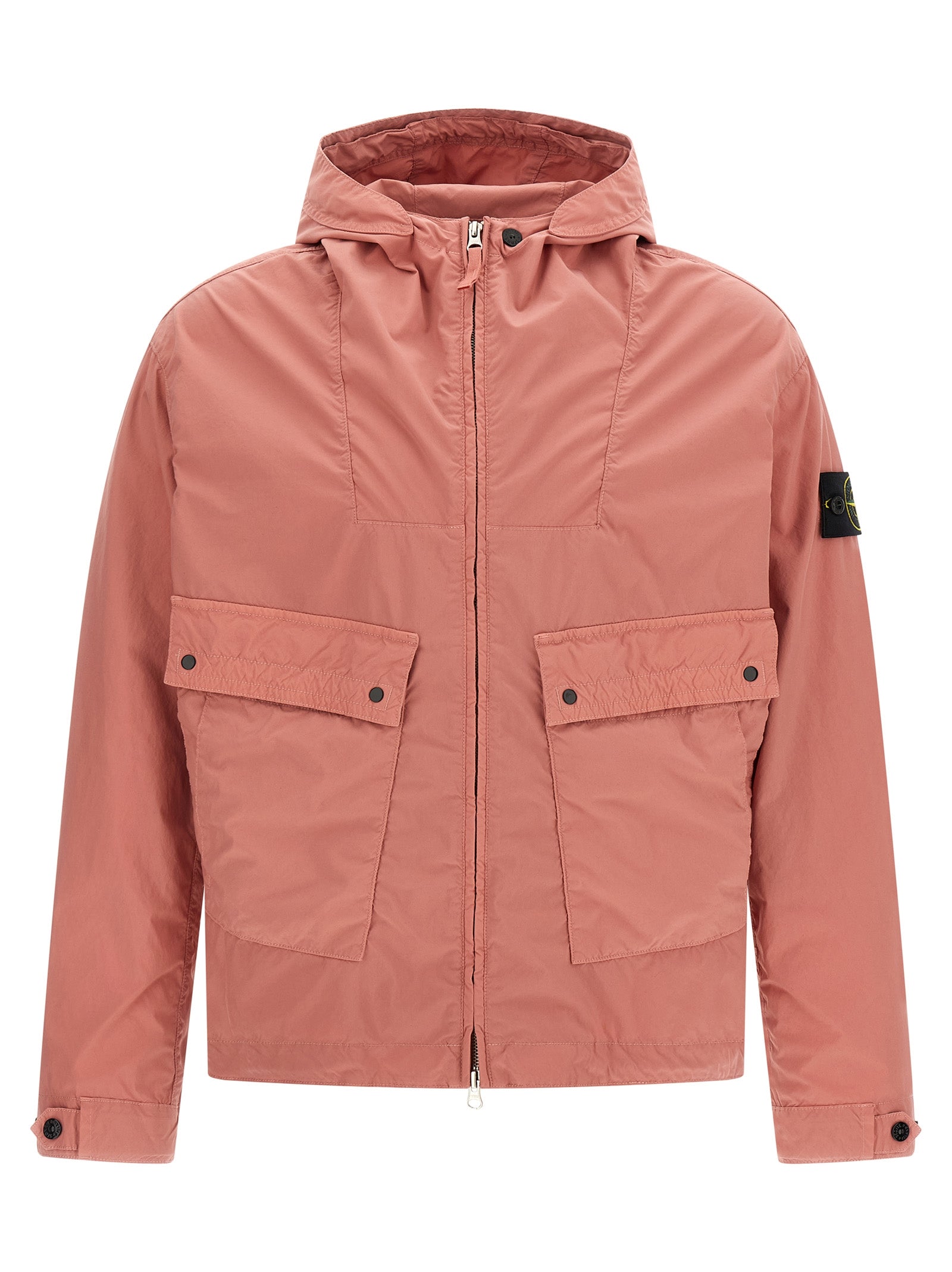 Stone Island 4100052 Light Compact Touch Poly-TC Jacket Oleander Pink