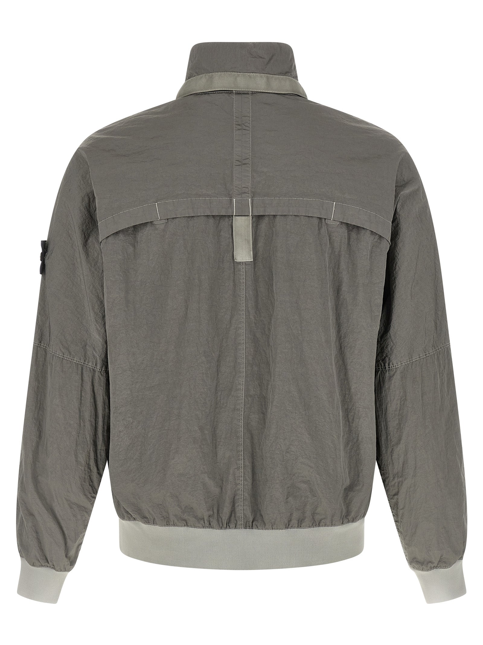 Stone Island Nylon Metal Watro-TC ECONYL® Regenerated Bomber Pearl Grey