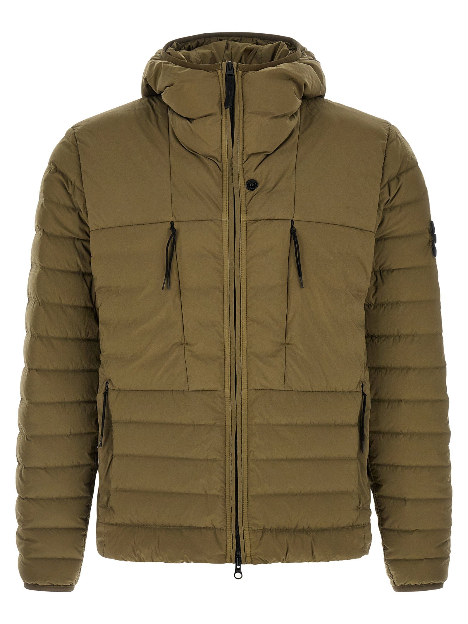 Stone Island 4100106 Seamless Tunnel Nylon Down-TC Jas Khaki