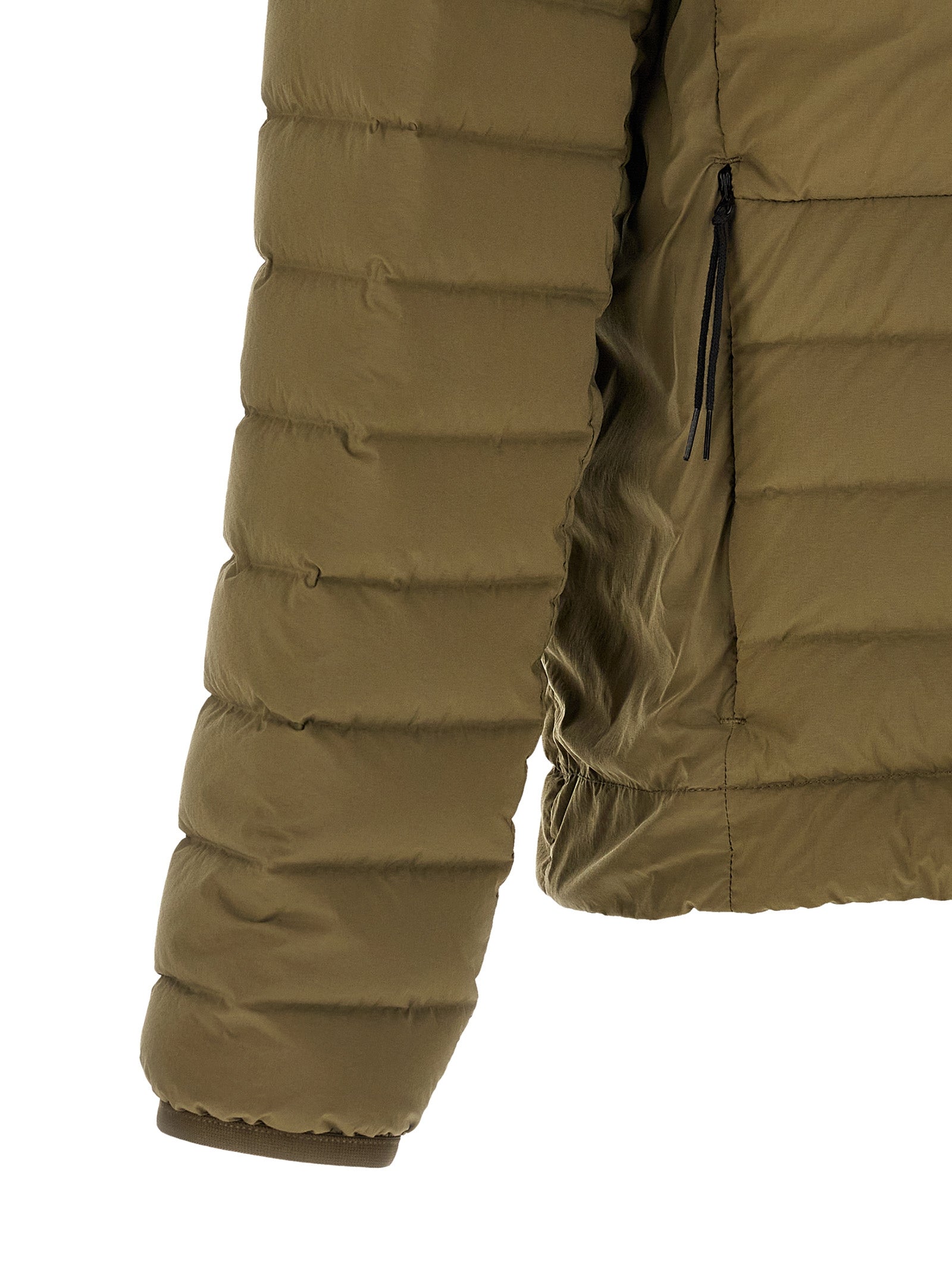 Stone Island 4100106 Seamless Tunnel Nylon Down-TC Stand Collar Jacket Khaki-thumbmail-4