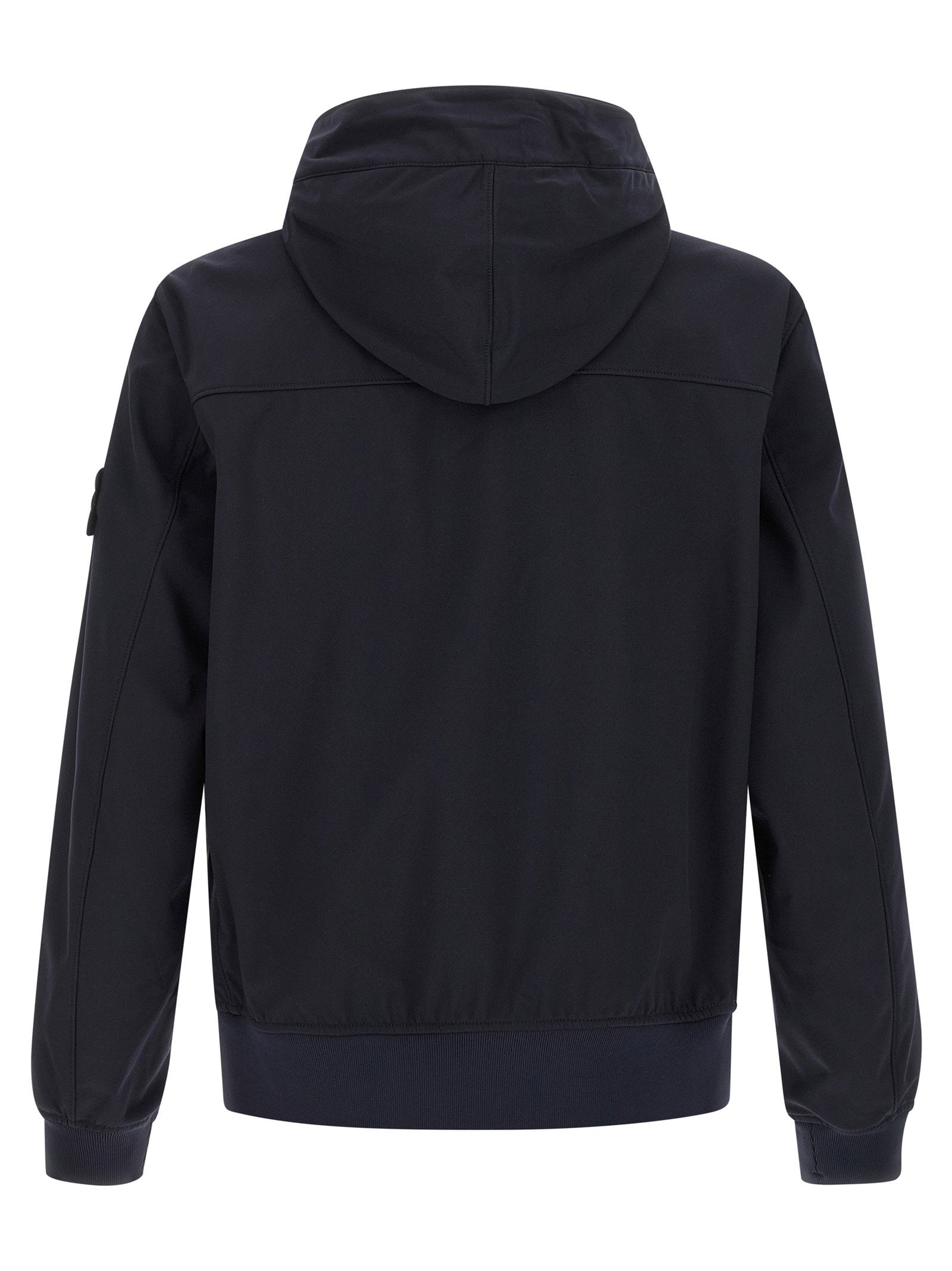 Stone Island 4100118 Light Soft Shell-R e.Dye Jacket Zwart Jackets Stone Island