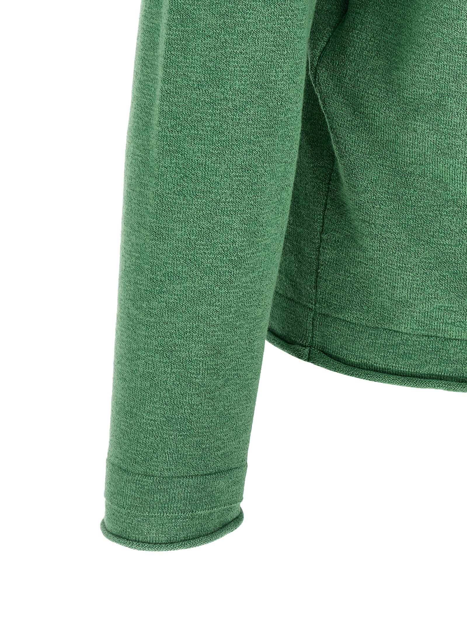 Stone Island 5100052 trui, detail van de geribbelde manchet