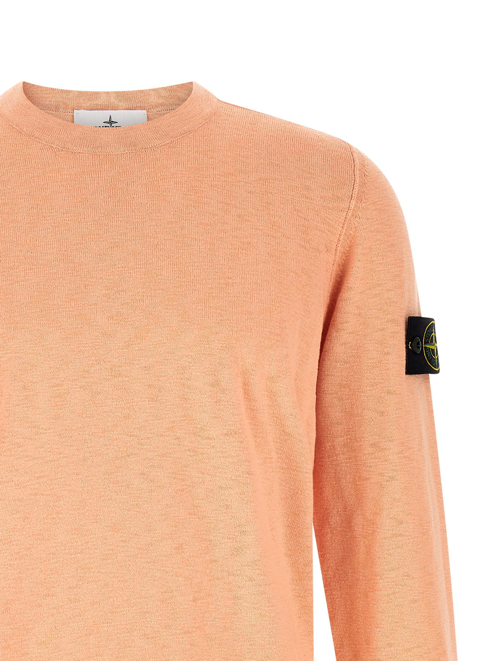 Stone Island 5100052 trui detail compass-badge