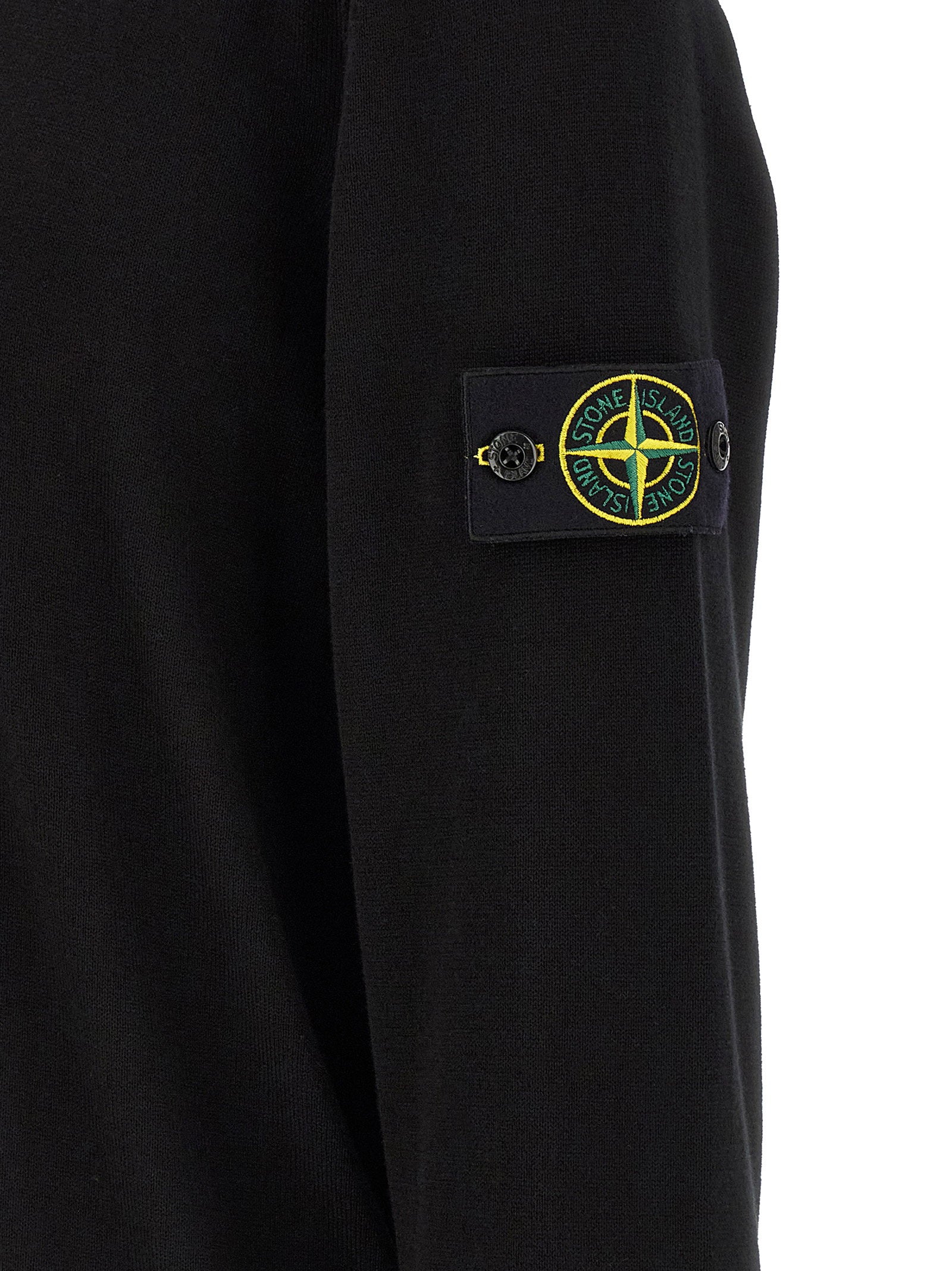 Stone Island 5100053 Soft Organic Cotton Crewneck Trui Zwart-thumbmail-5