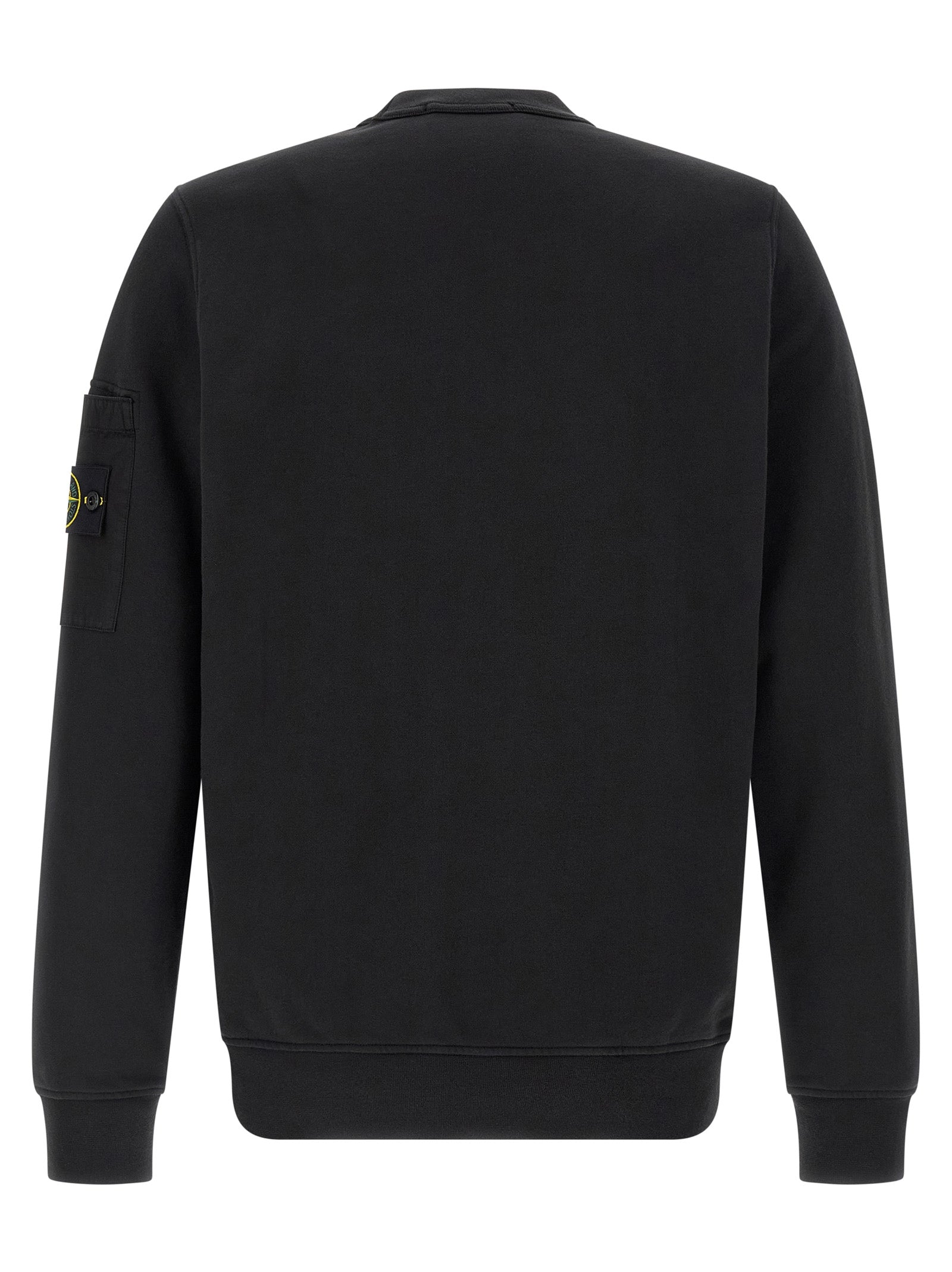 Stone Island 6100019 Cotton Sweatshirt Black