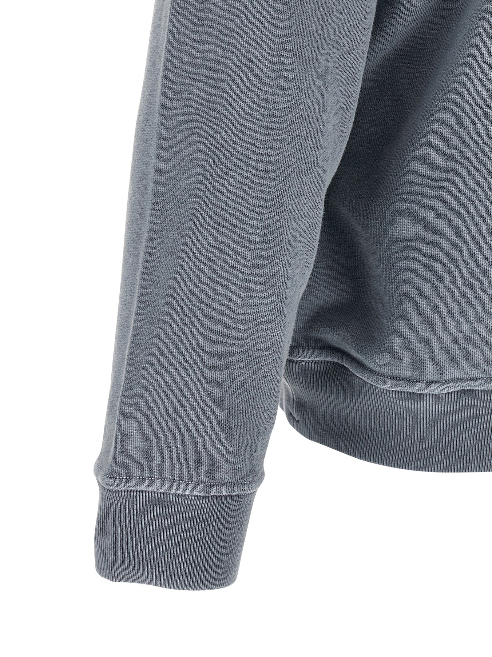 Stone Island 6100034 Brushed Cotton Délavé Sweatshirt Grijsblauw-thumbmail-4