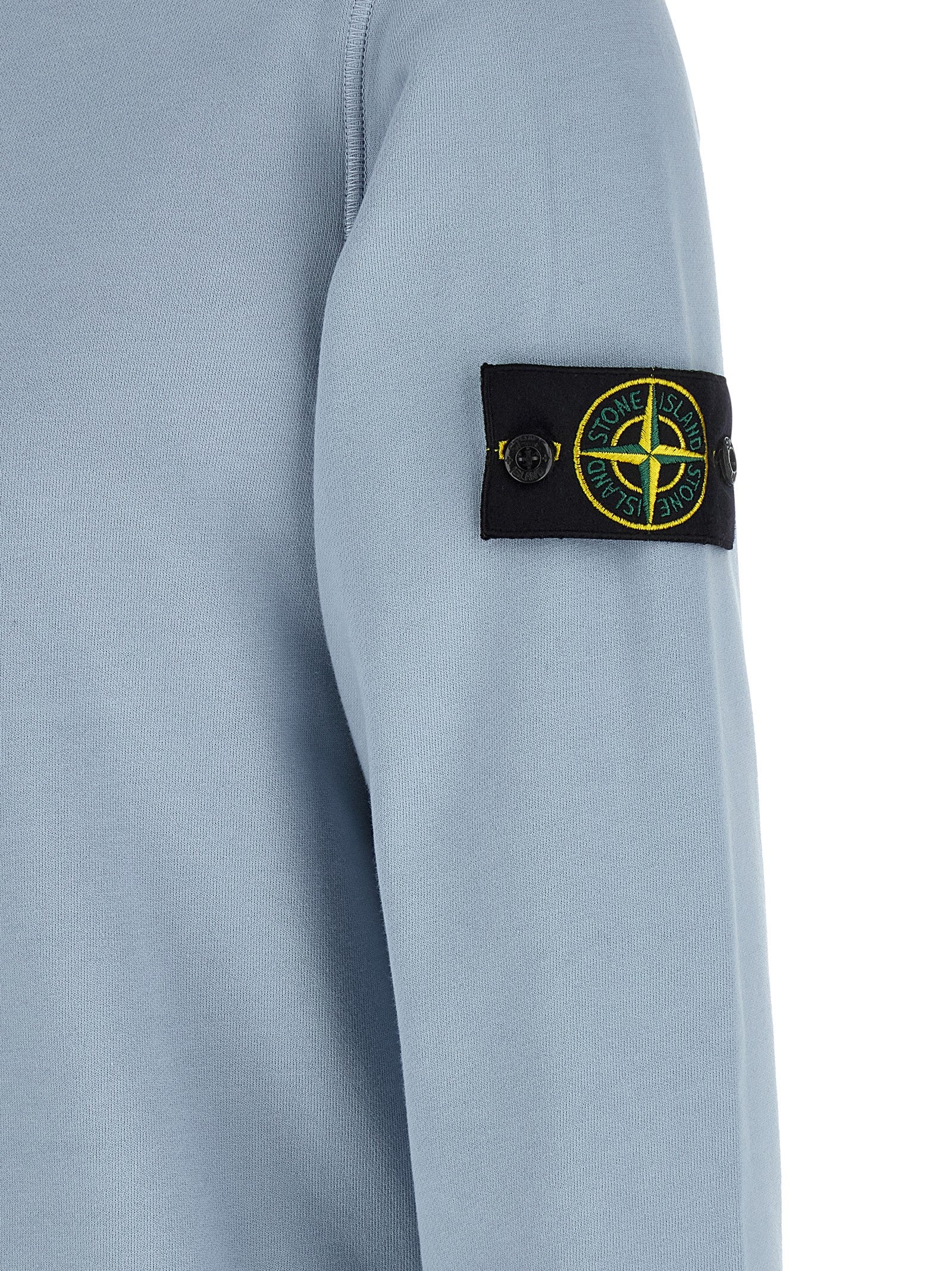 Stone Island 6100060 Garment Dyed Sweatshirt Light Blue-thumbmail-5