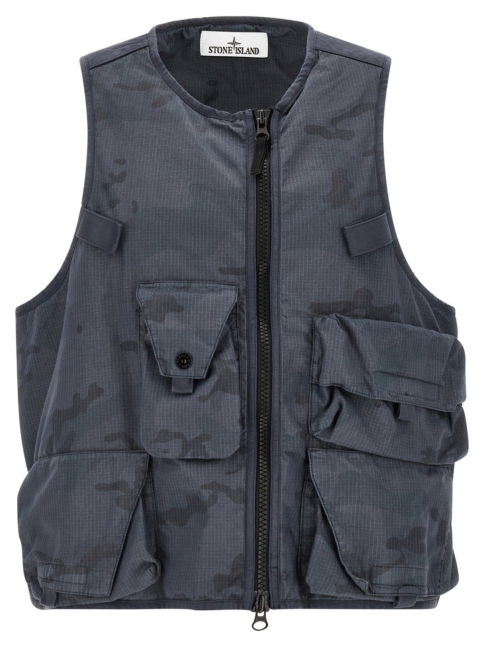 Stone Island Ripstop Camo Nylon Vest