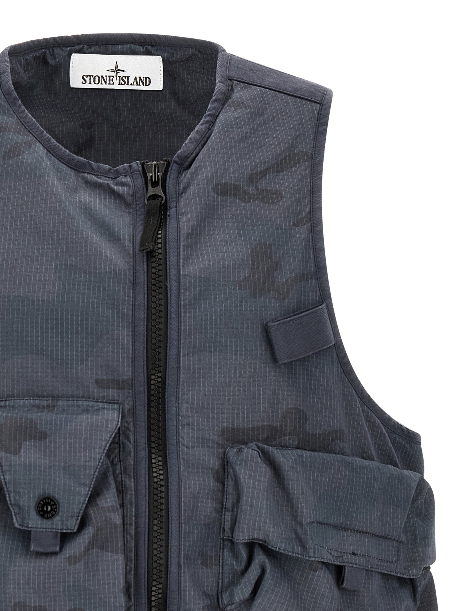 Stone Island Ripstop Camo Nylon Vest-thumbmail-3