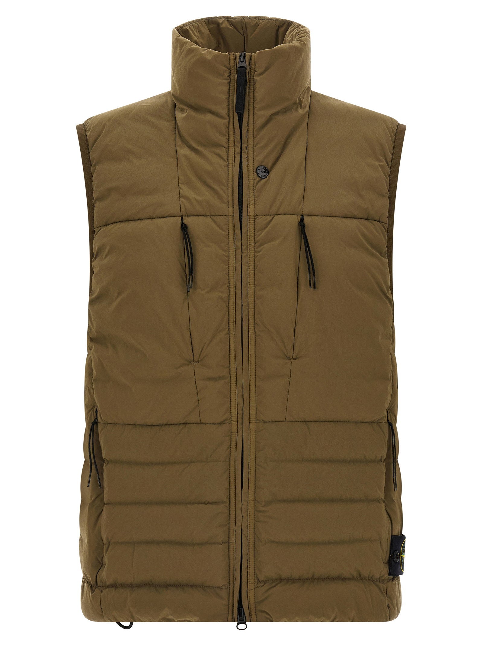 Stone Island Seamless Tunnel Down-TC Bodywarmer Olijfgroen Vests Stone Island