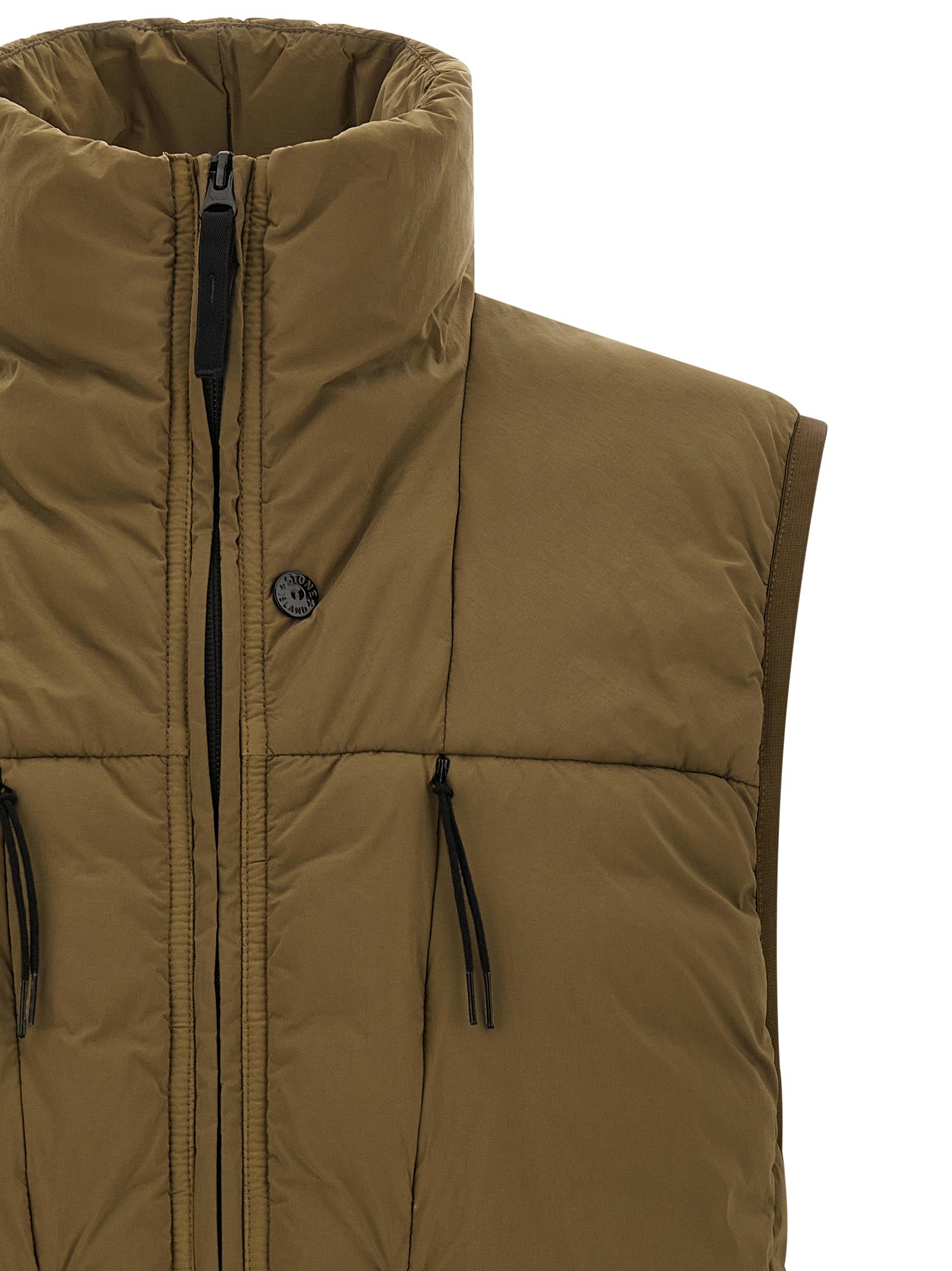 Stone Island G100007 Seamless Tunnel Down Vest Olive Green-thumbmail-3