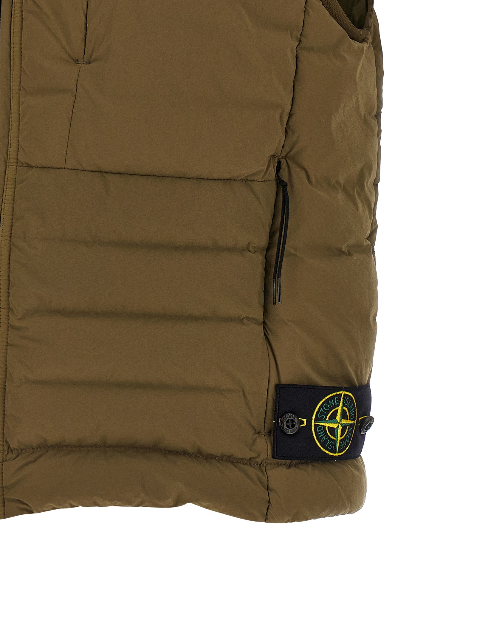 Stone Island G100007 Seamless Tunnel Down Vest Olive Green-thumbmail-4