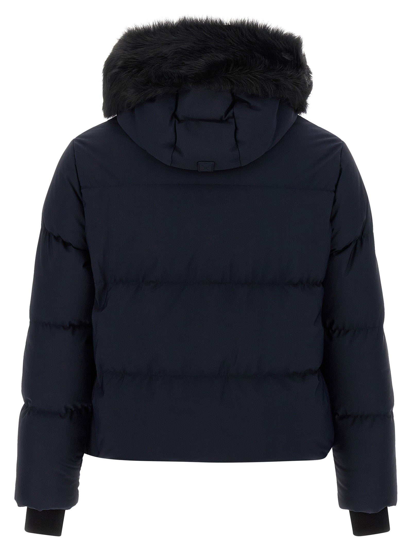 Moose Knuckles Misti donsjack navy achteraanzicht