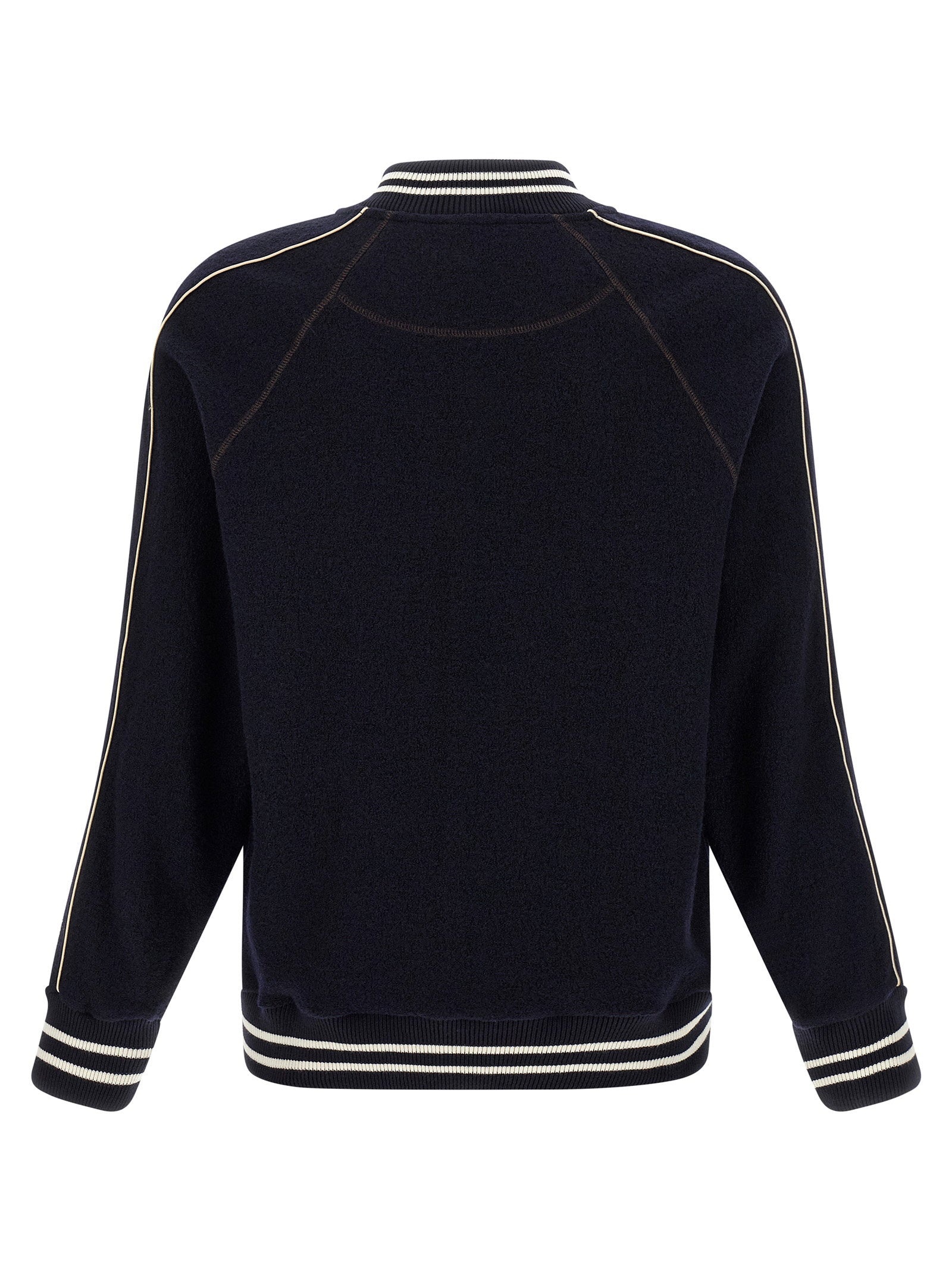 Wales Bonner The October Varsity Jacket Navy Jackets Wales Bonner