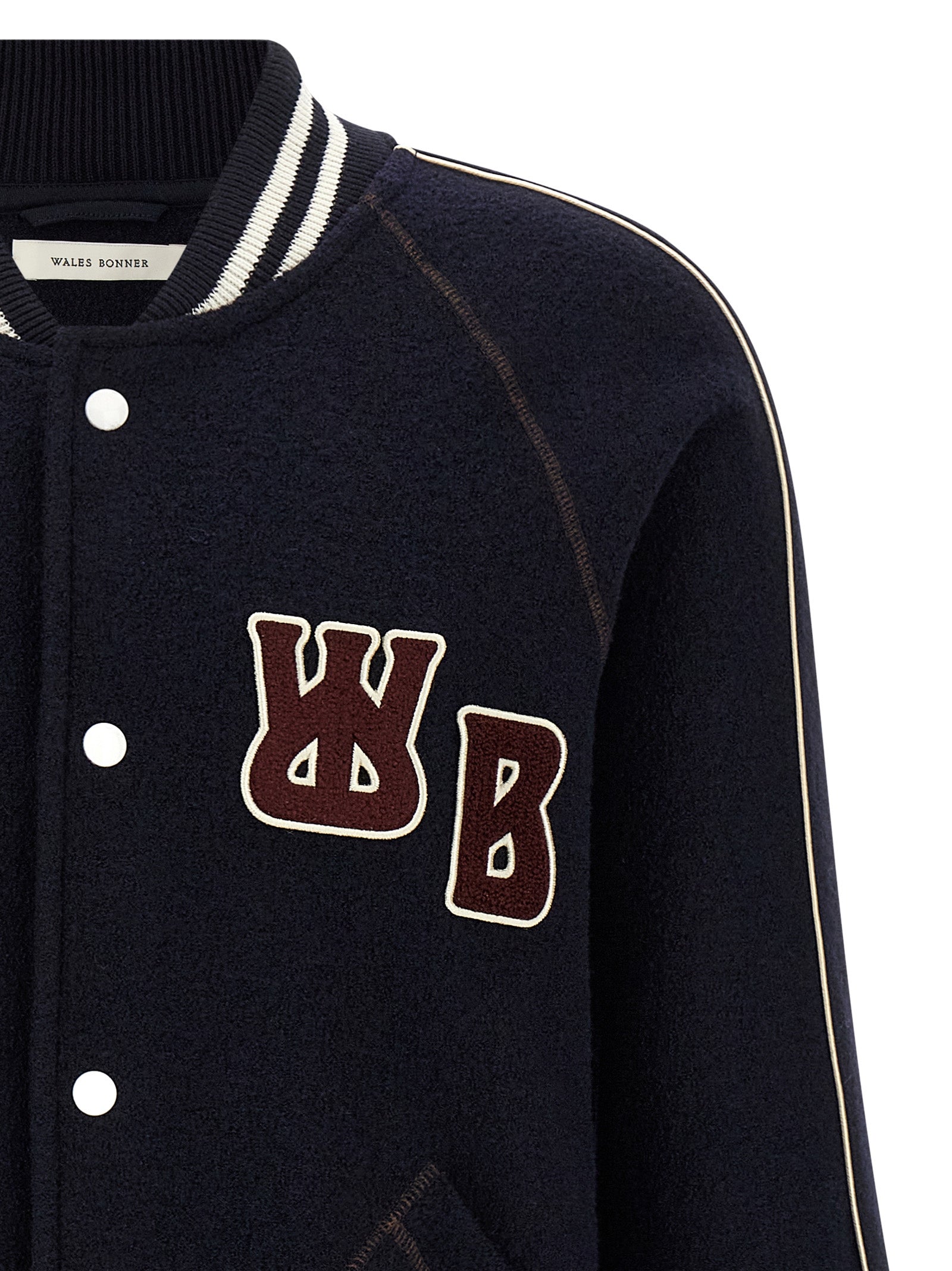 Wales Bonner The October Varsity Jacket Navy-thumbmail-3