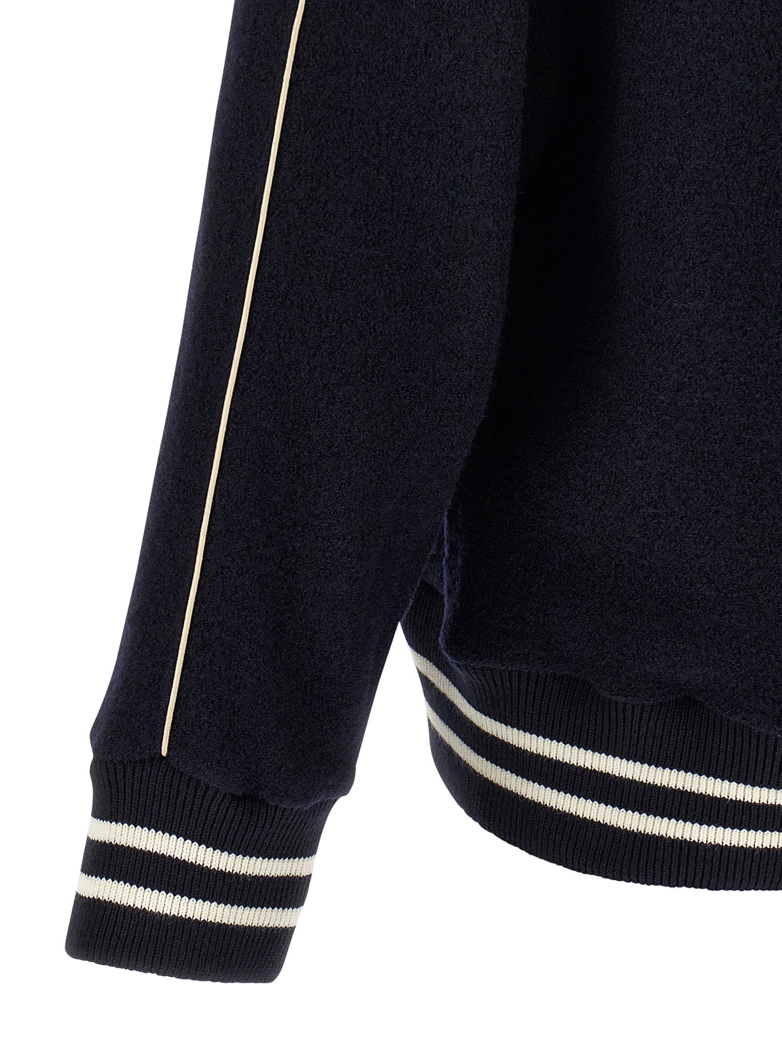 Wales Bonner The October Varsity Jacket Navy Jackets Wales Bonner