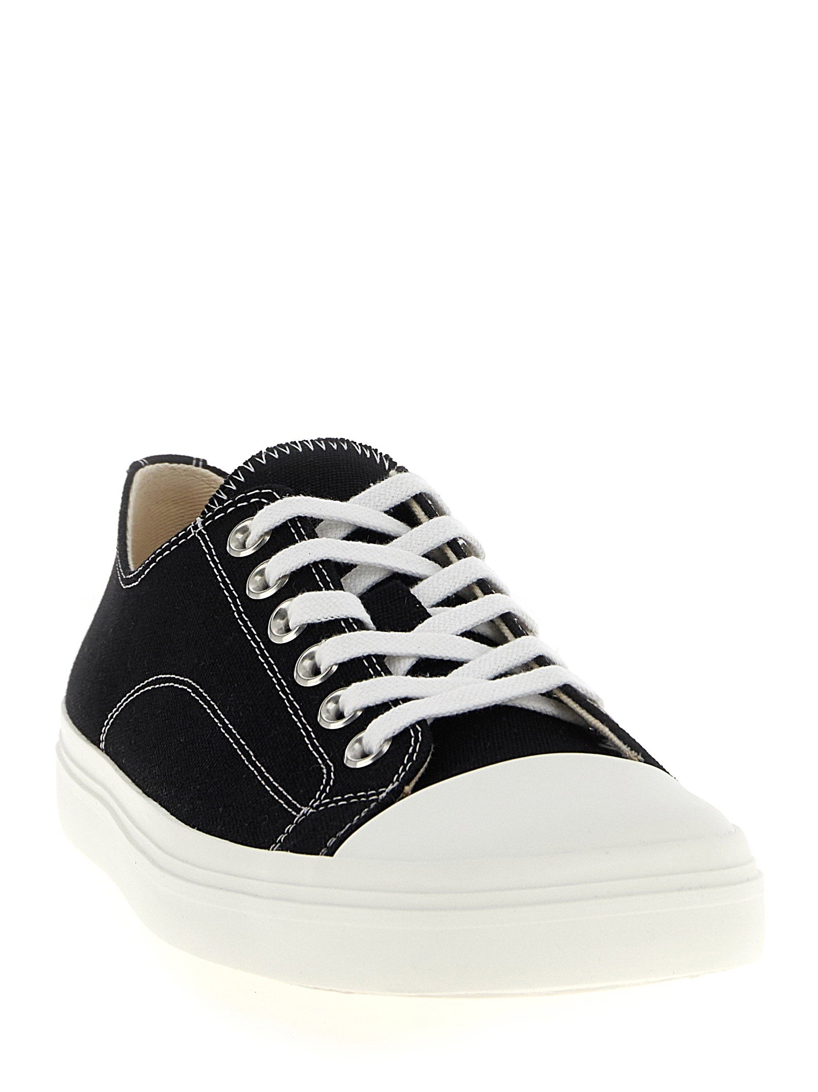 Moschino Edge sneaker met vierkante witte neus