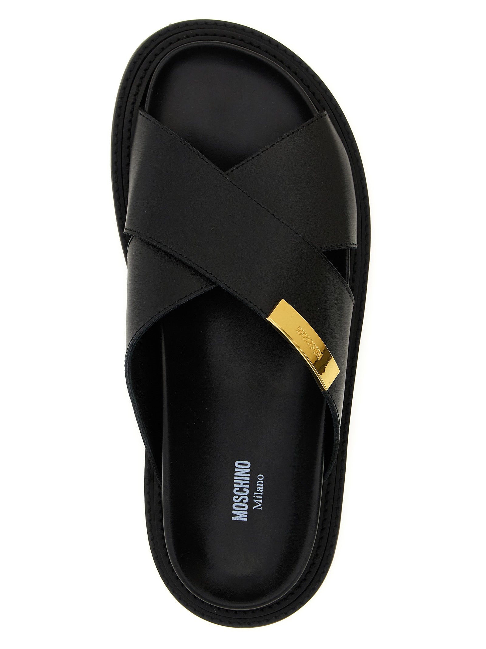 Moschino Leather Sandals-4