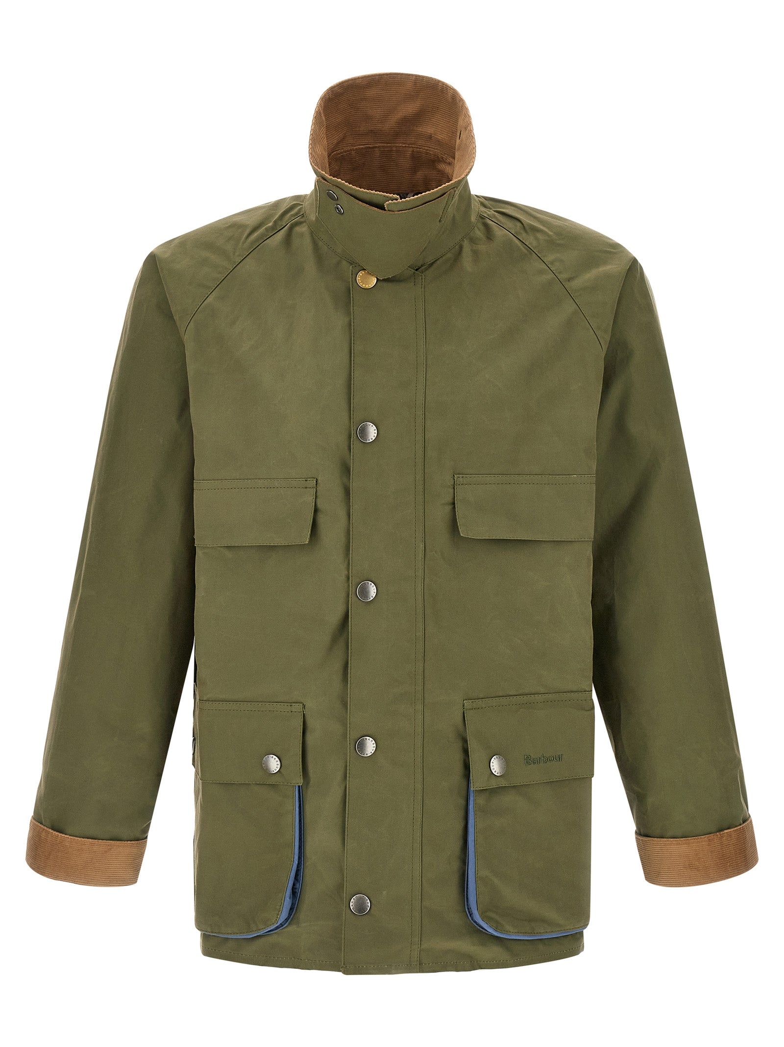 Barbour x Paul Smith Bedale Waxed Cotton Jacket Olive